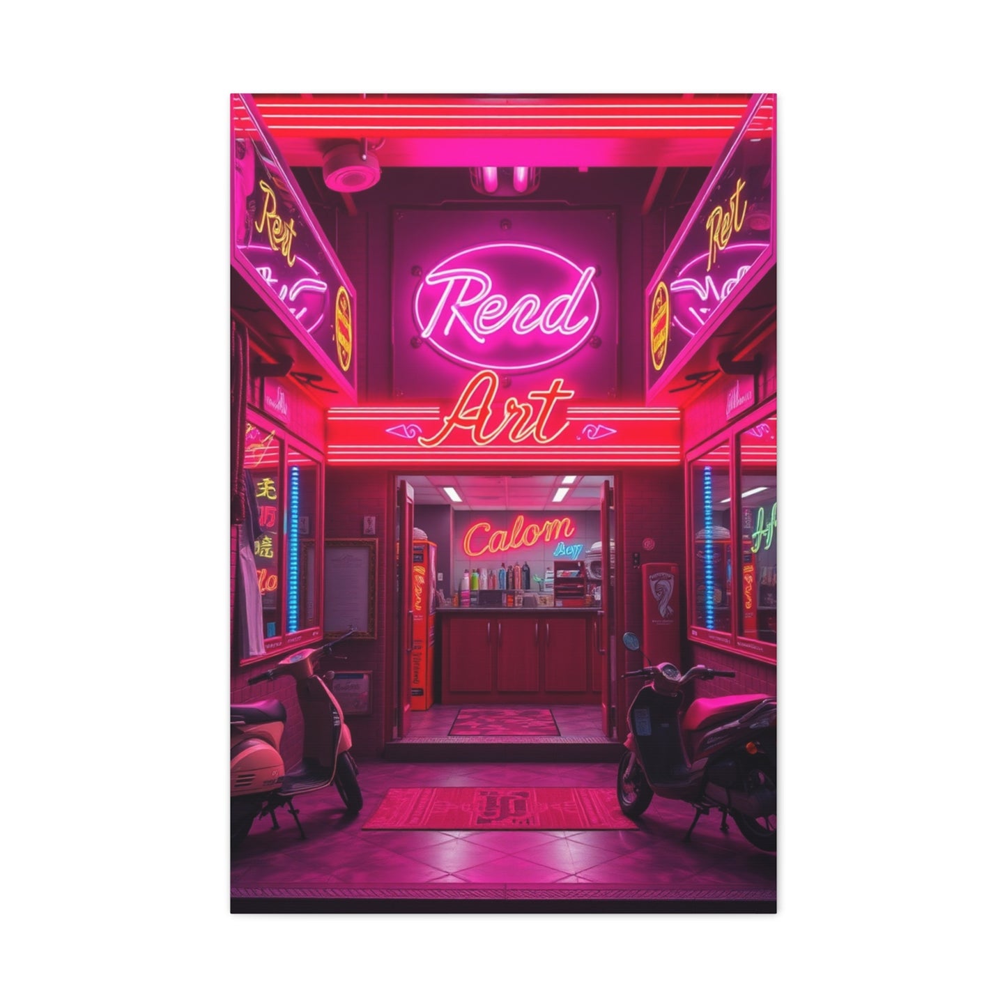 Retro Grandeur Canvas Wall Art & Canvas Print