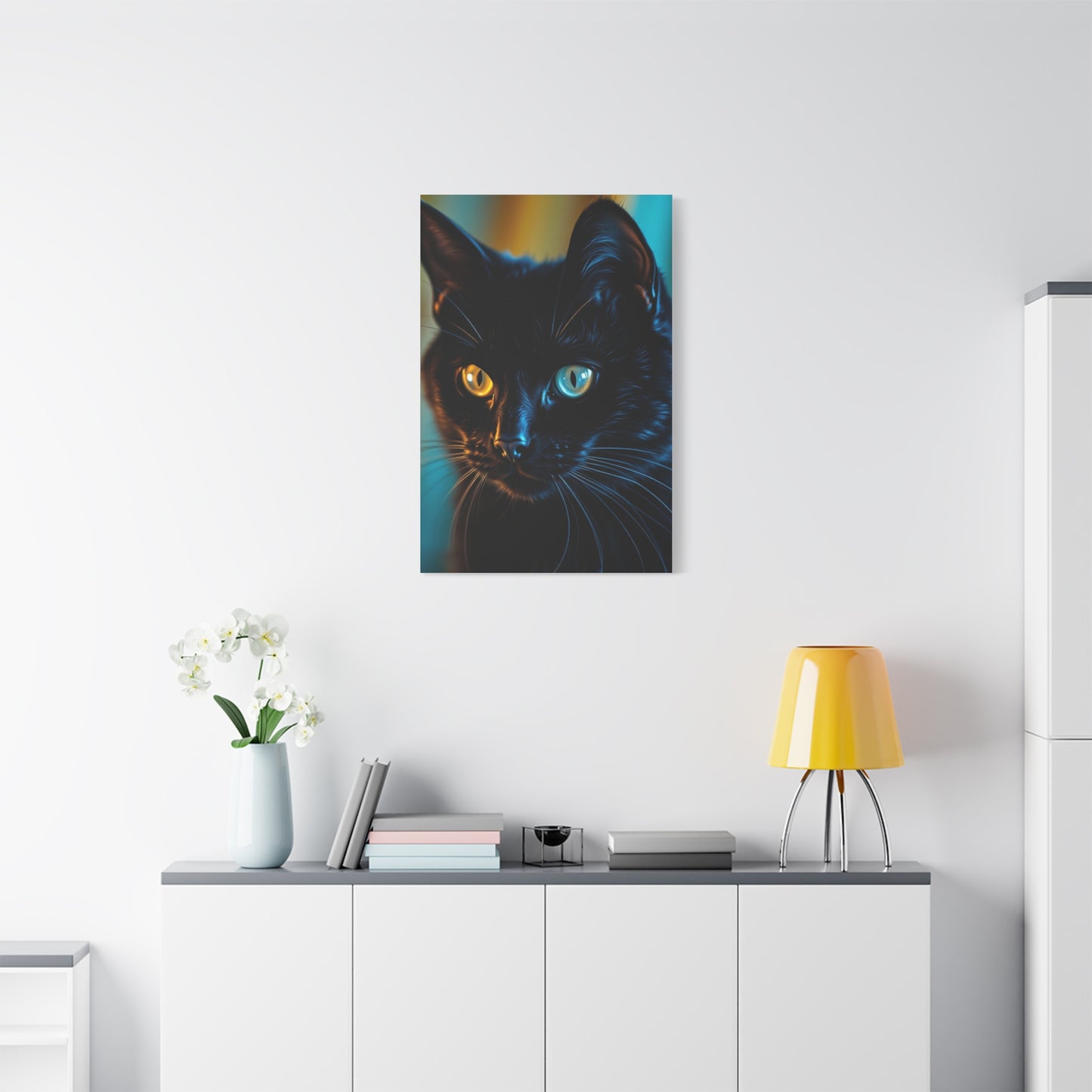 Black Cat Art Supreme Gallery Wall Art & Canvas Print