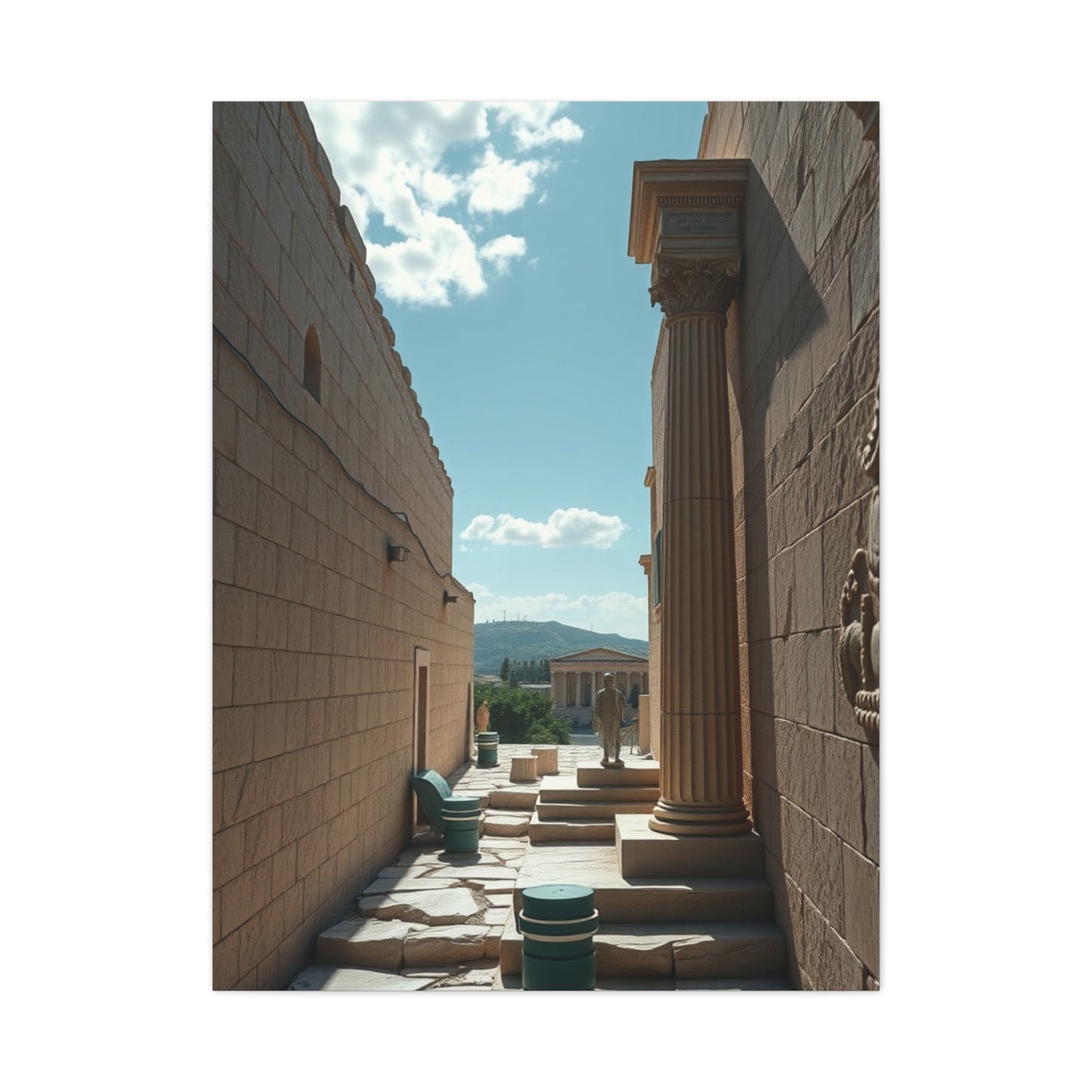 Ionian Splendor Canvas Wall Art & Canvas Print