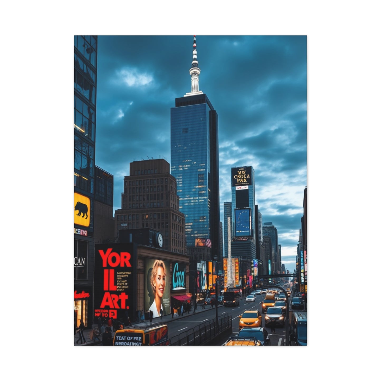Manhattan Reverie Art Wall Art & Canvas Print