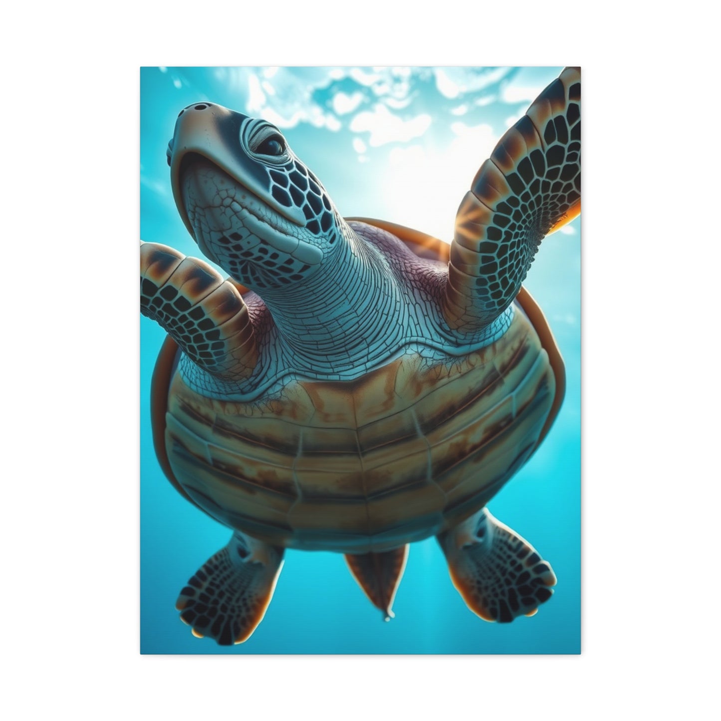 Aqua Sovereign Tableau Wall Art & Canvas Print