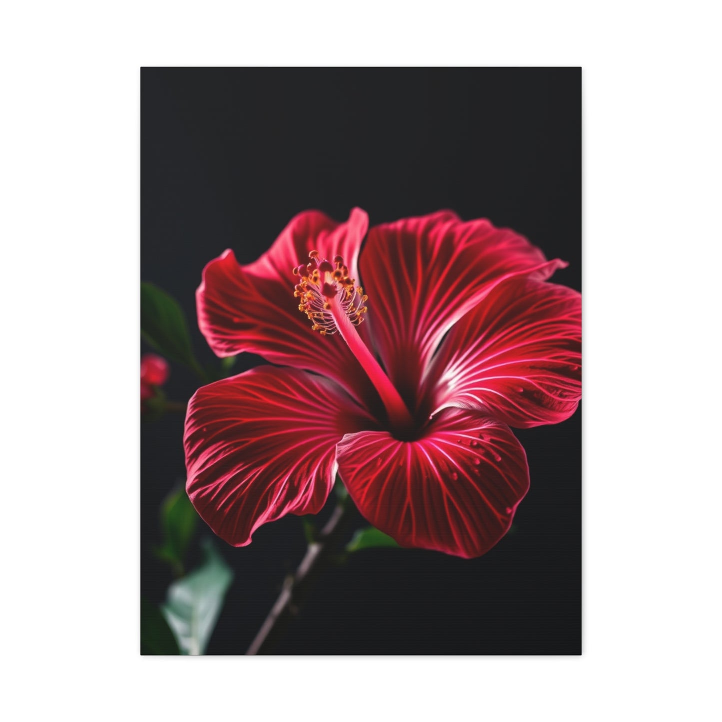 Masterpiece Hibiscus Flower Art Vision Wall Art & Canvas Print