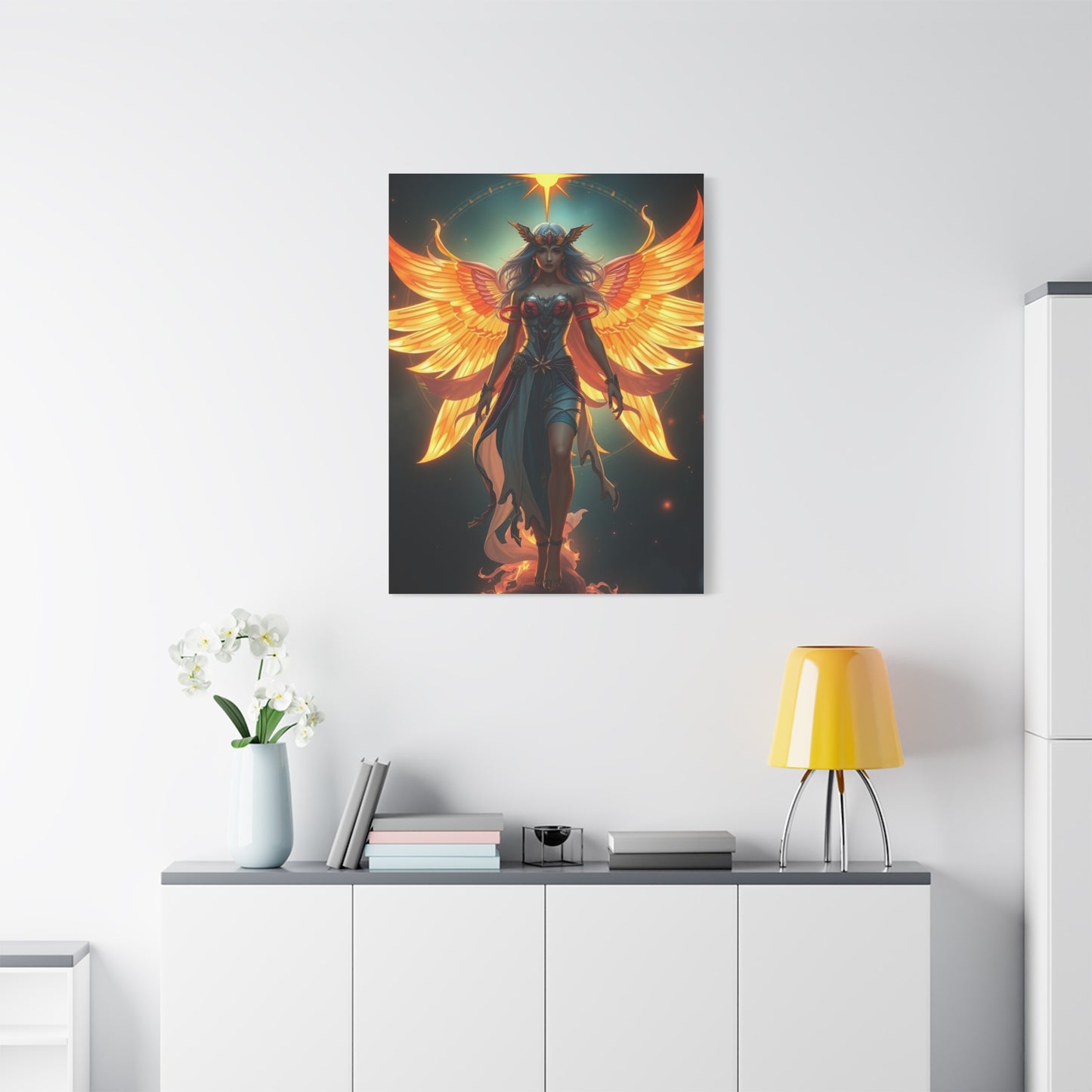 Celestial Duality Canvas