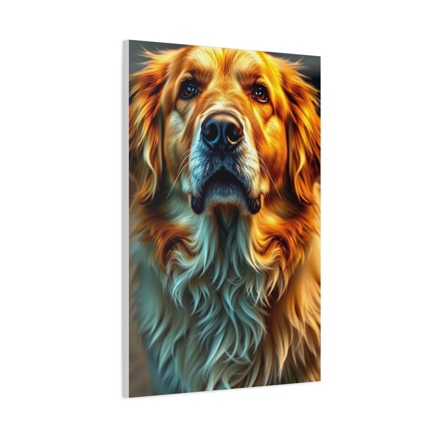Vision Golden Retriever Art Art Wall Art & Canvas Print
