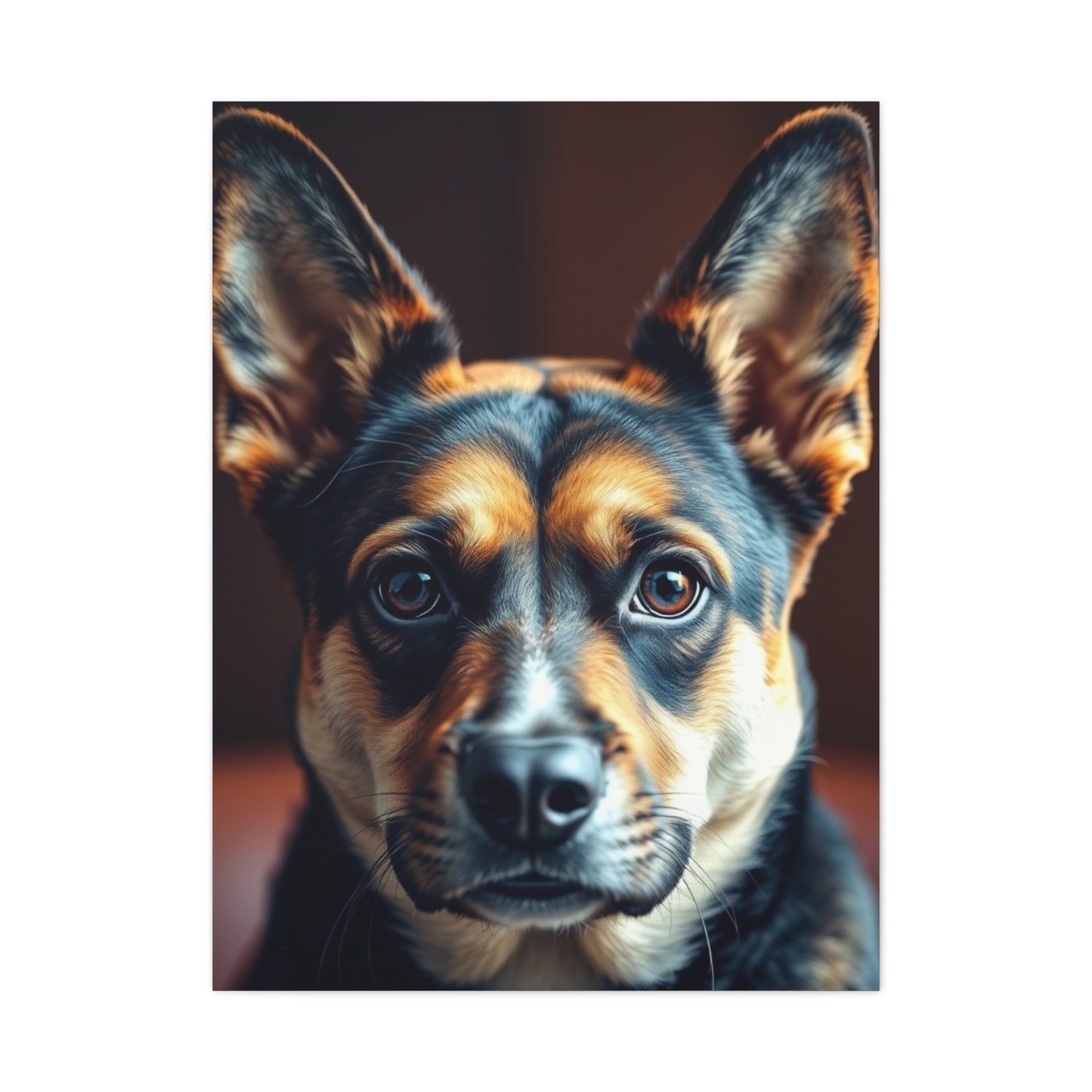 Supreme Black and Tan Art Collection Wall Art & Canvas Print
