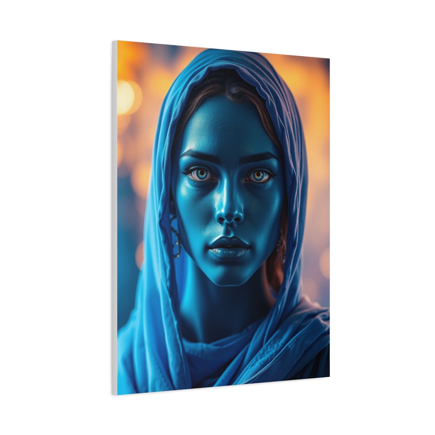 Celestial Azure Composition Wall Art & Canvas Print