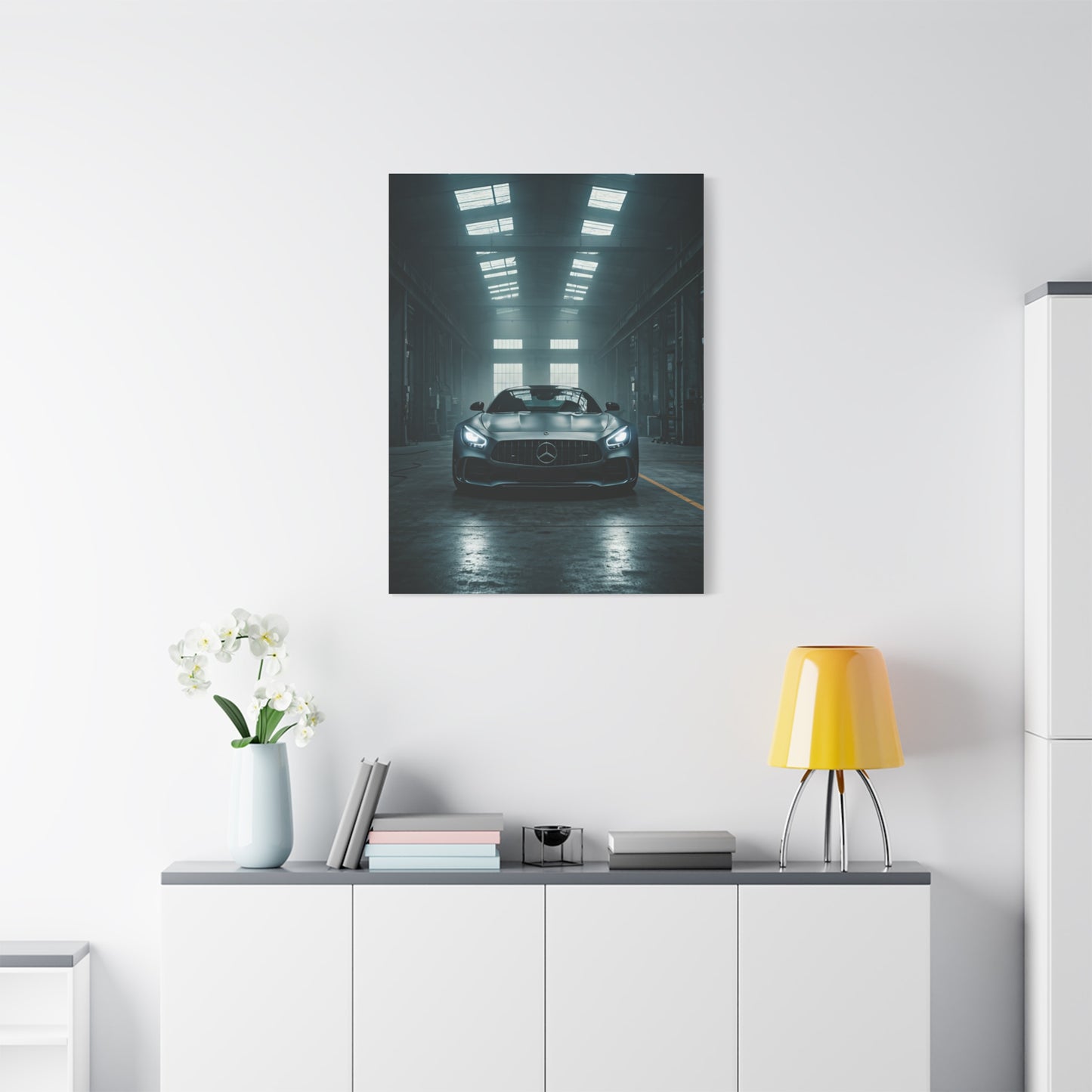 Mercedes AMG GT Mechanical Detailing Scene Wall Art & Canvas Prints