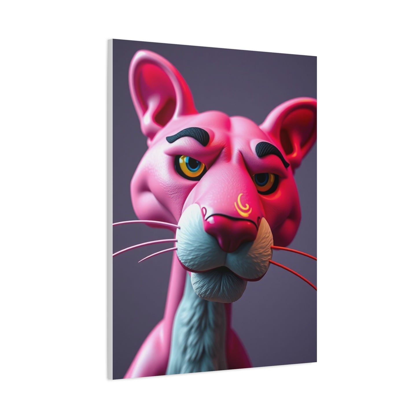 Ruby Feline Elegance Wall Art & Canvas Print