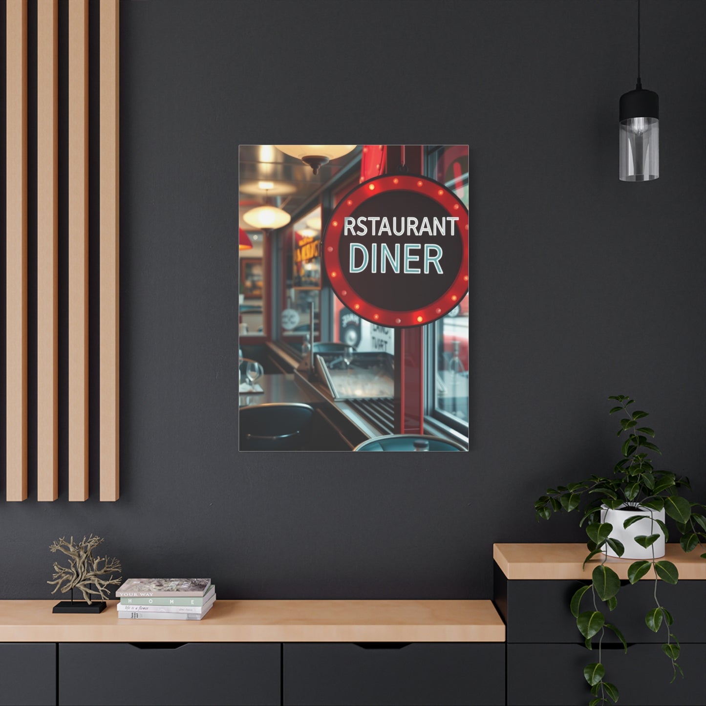 Restaurant & Diner Art Luxury Canvas Wall Art & Canvas Print