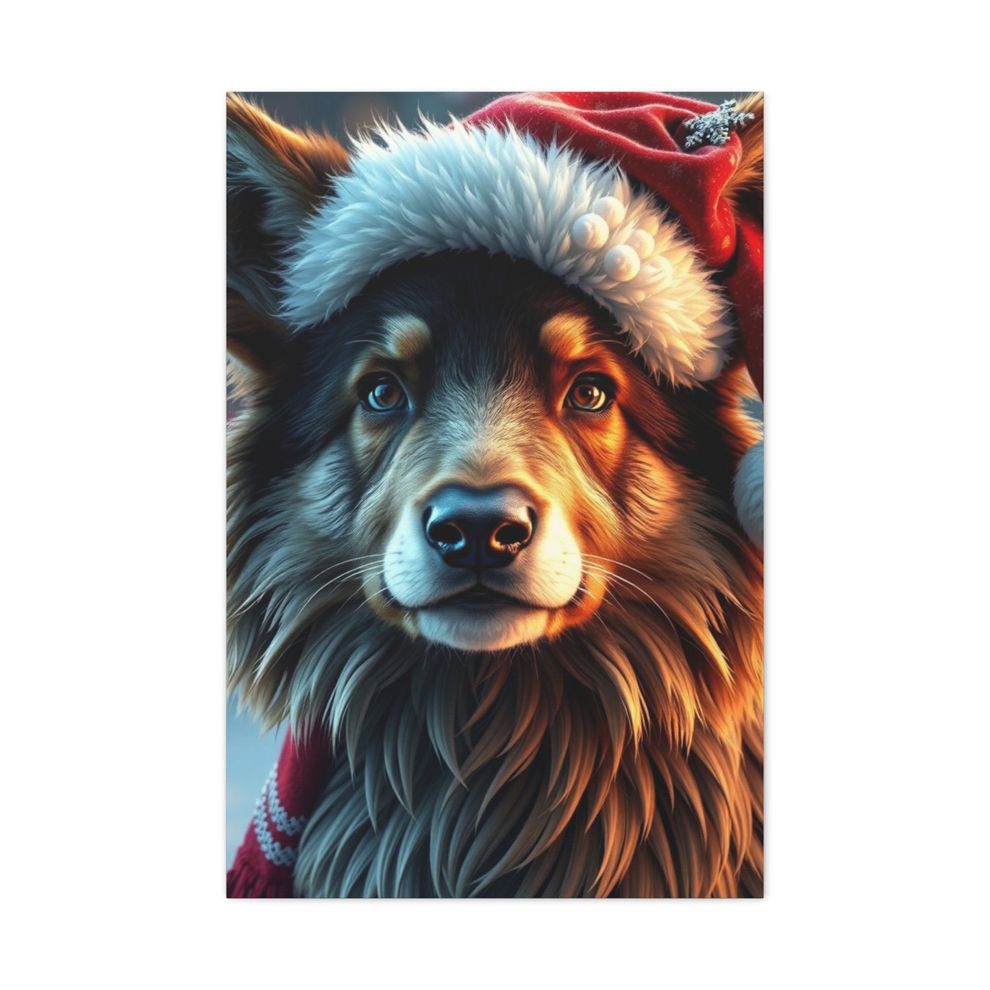Masterpiece Christmas Animal Art Vision Wall Art & Canvas Print