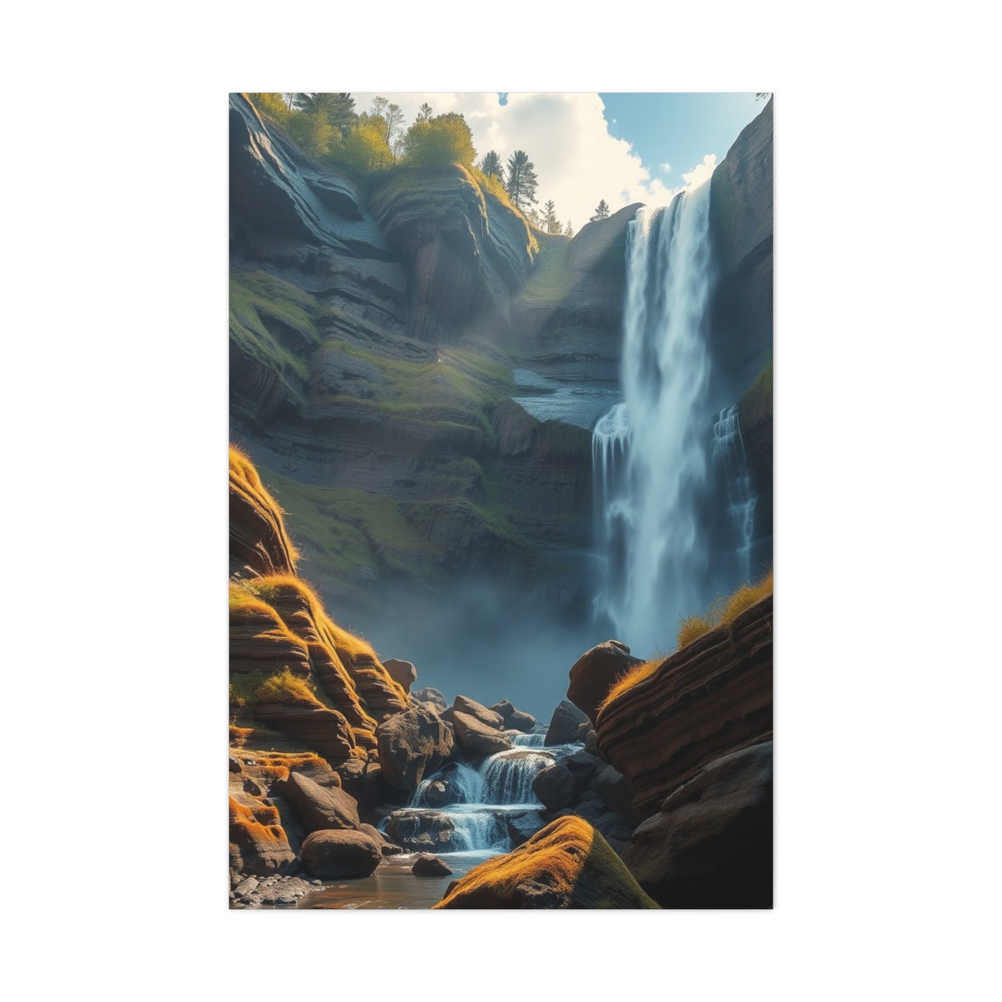 Sculpted Rapids Canvas Art Wall Art & Canvas Print
