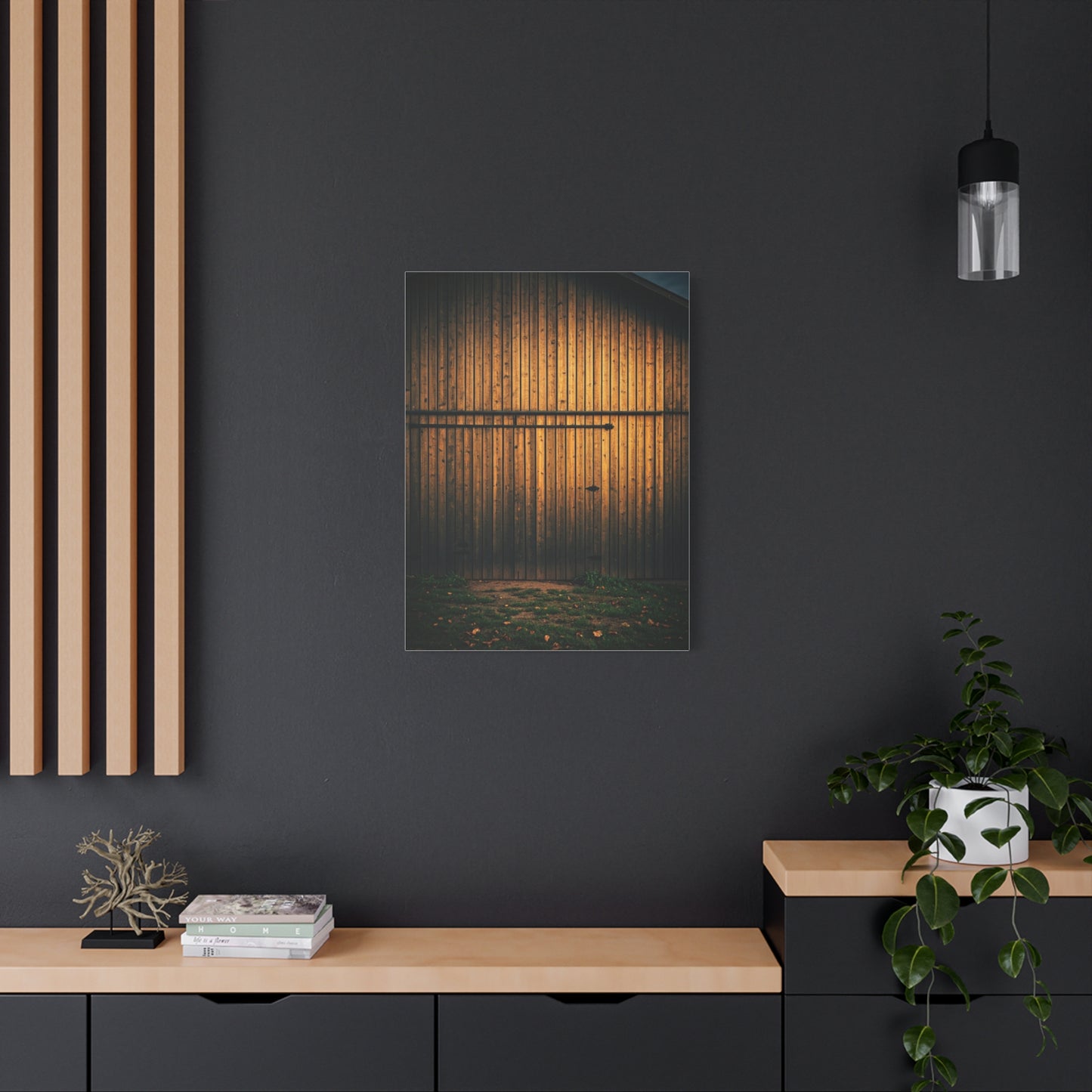 Minimalist Barn Door Detail Wall Art & Canvas Prints