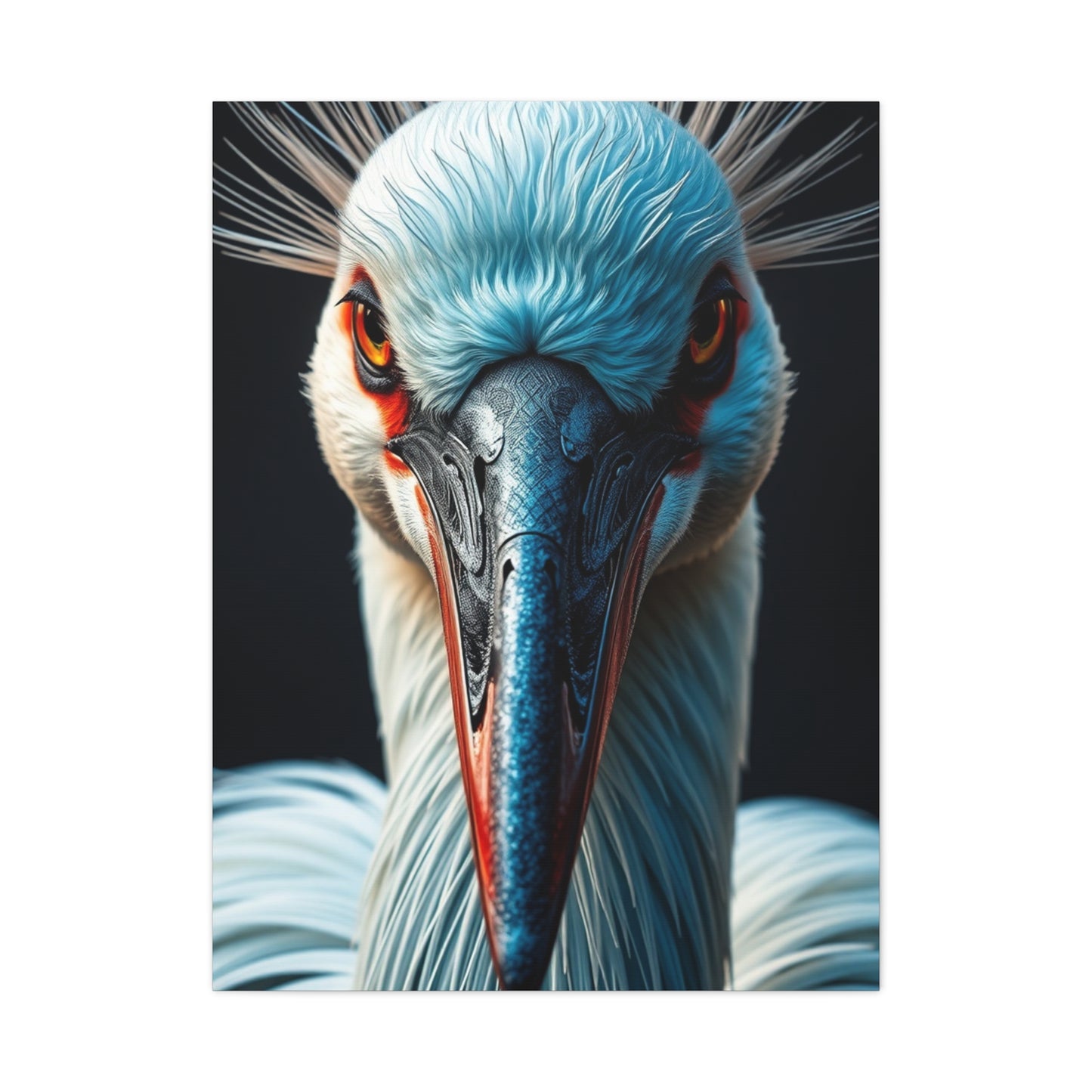 Vision Crane Bird Art Art Wall Art & Canvas Print