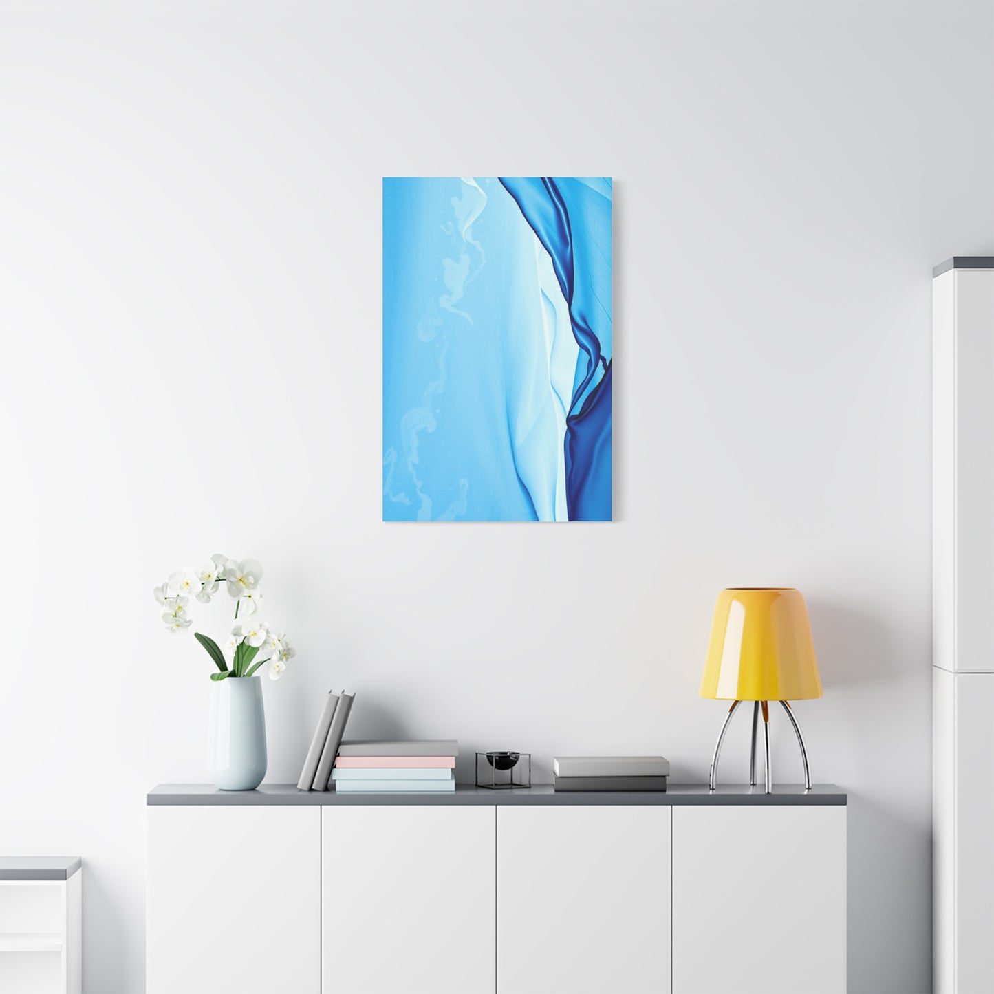 Masterpiece Blue and White Art Vision Wall Art & Canvas Print