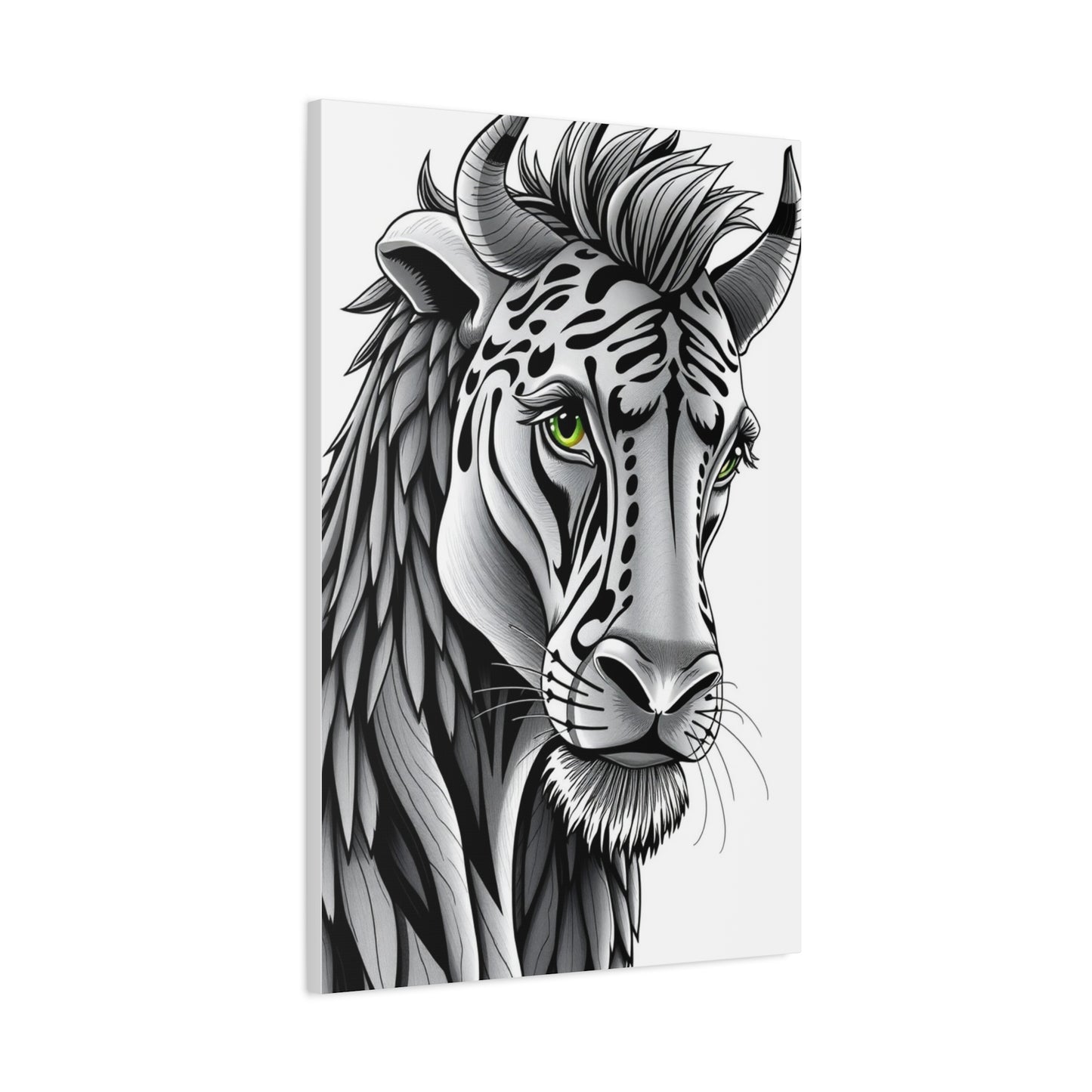 Supreme Black and White Illustrations Art Collection Wall Art & Canvas Print