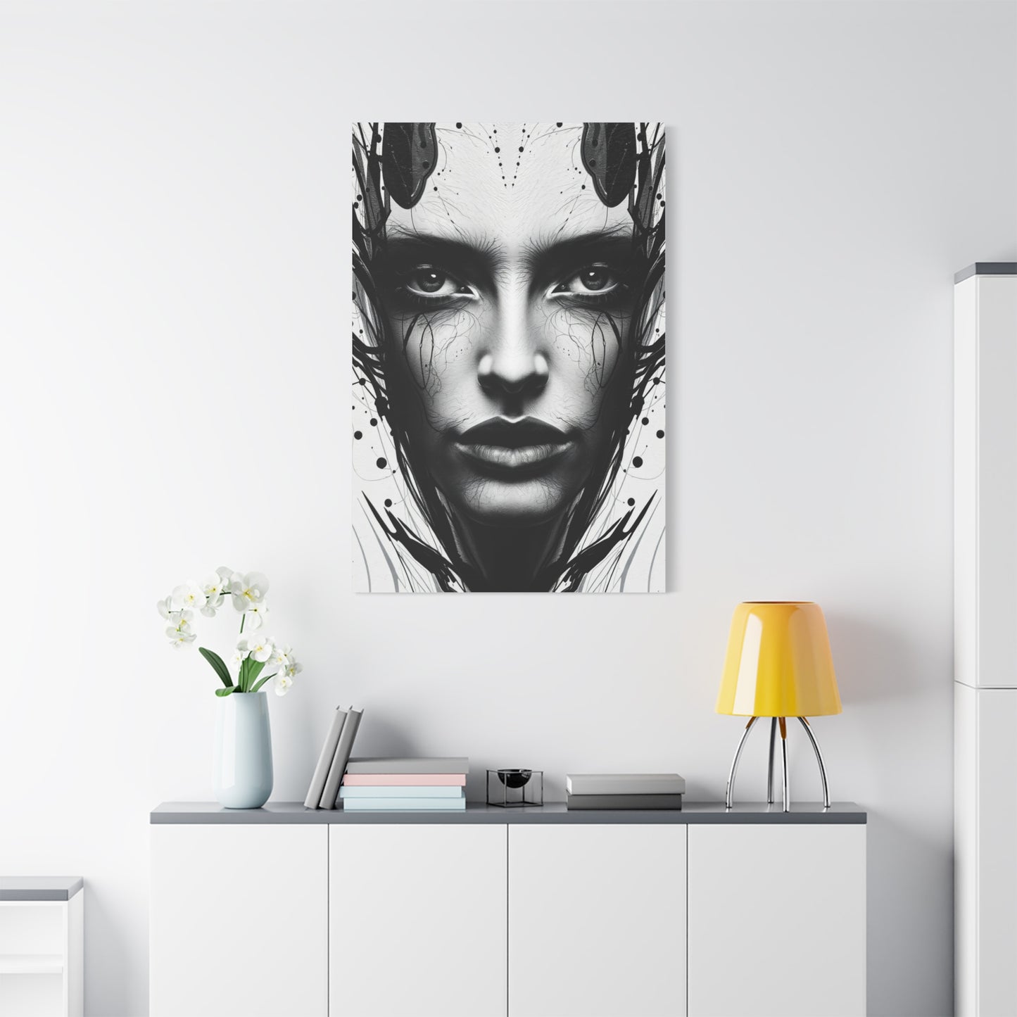 Black and White Abstract Art Supreme Gallery Wall Art & Canvas Print