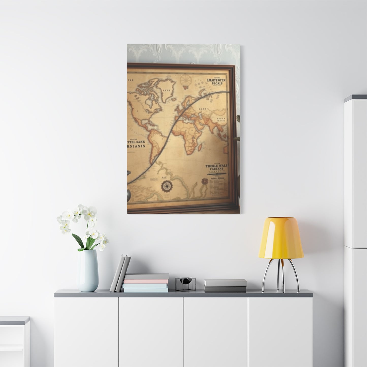 Antique Maps Art Artisan Canvas Wall Art & Canvas Print
