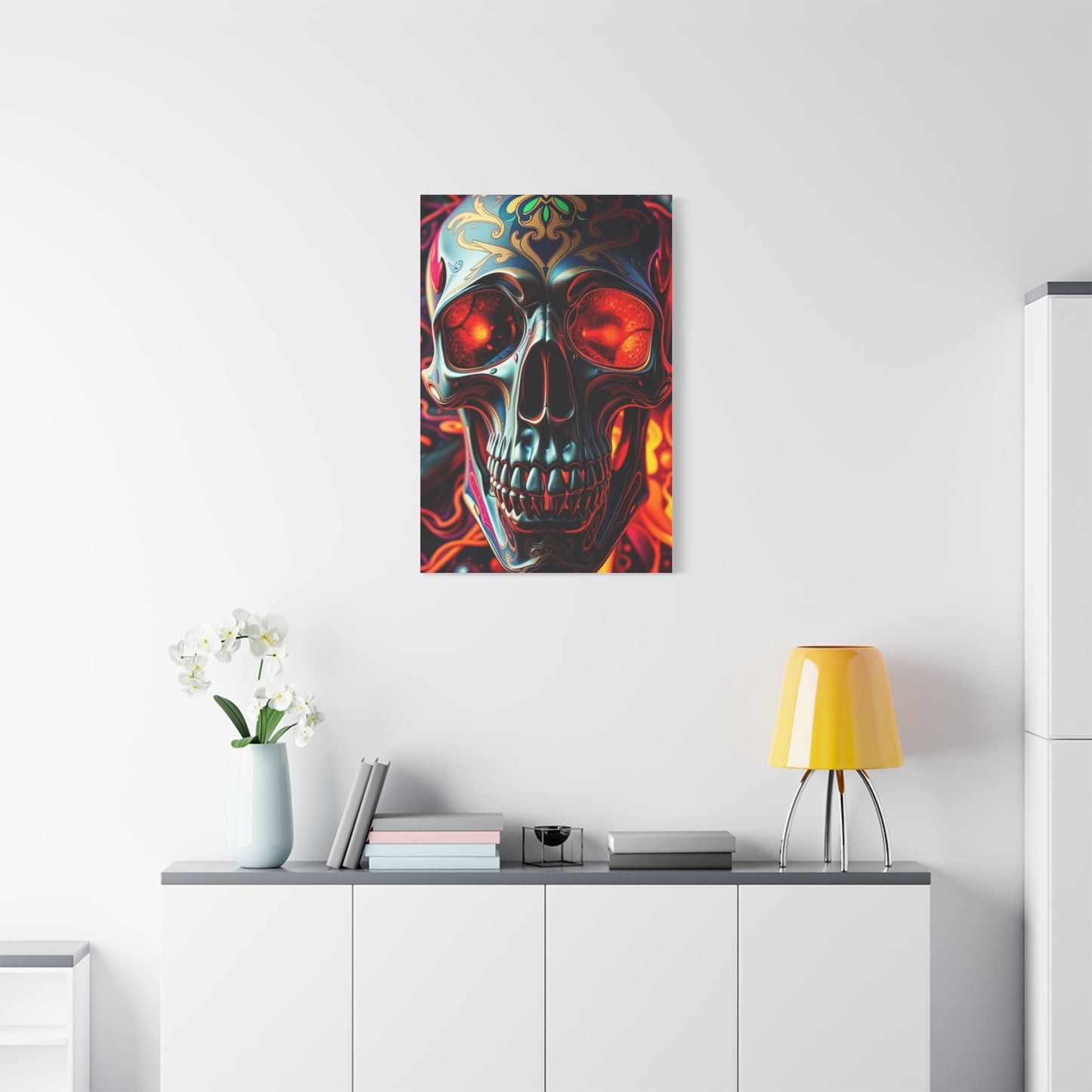 Luminous Skull Enigma Wall Art & Canvas Print