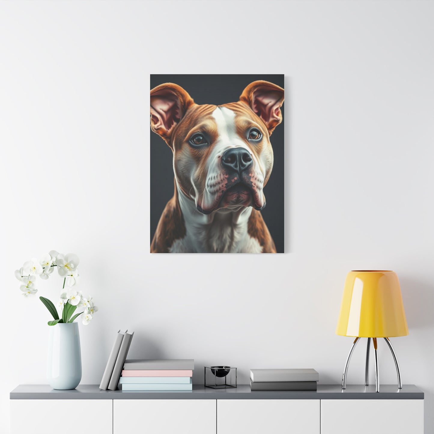 Masterpiece Pit Bull Art Vision Wall Art & Canvas Print