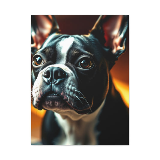 Boston Terrier Art Luxury Canvas Wall Art & Canvas Print