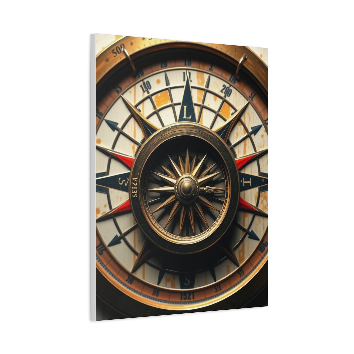 Masterpiece Compass Art Vision Wall Art & Canvas Print