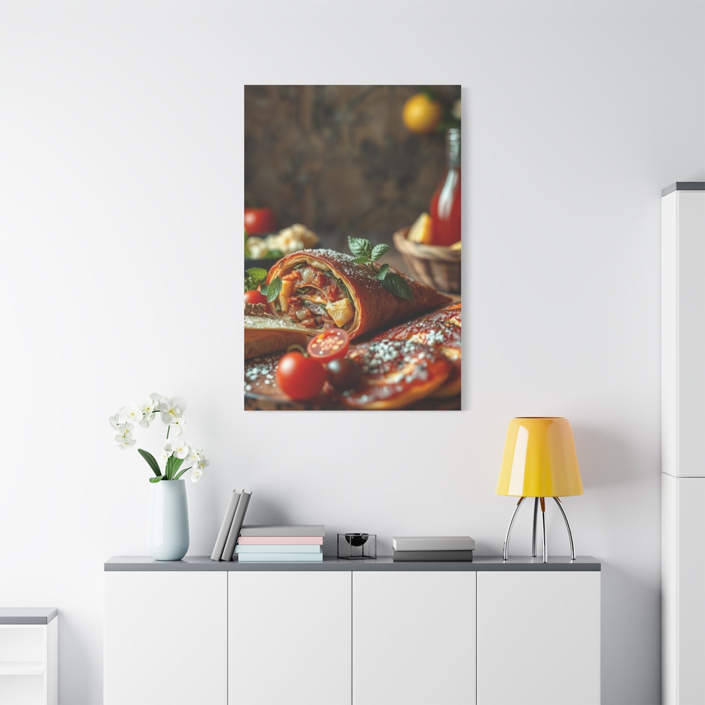 Italian Food Art Luxury Canvas Wall Art & Canvas Print