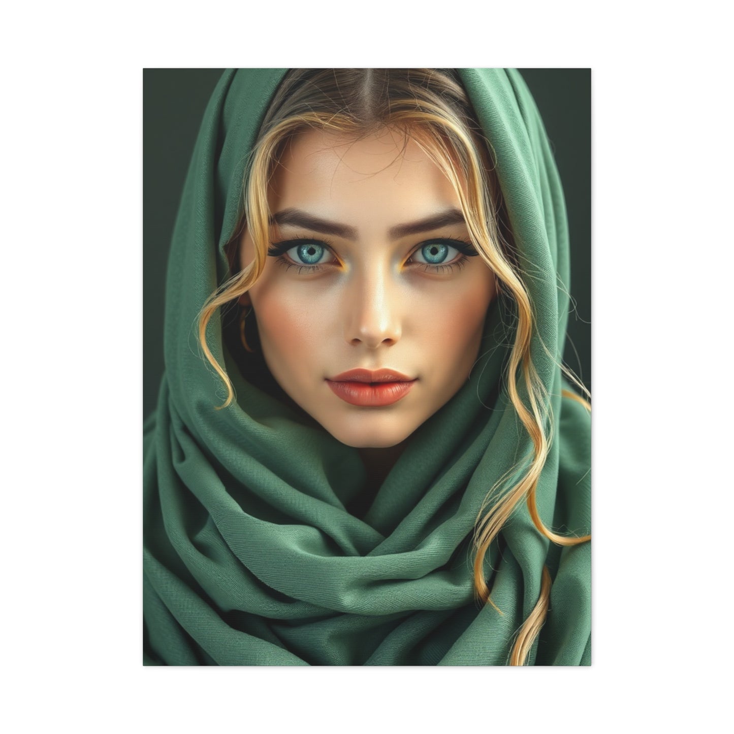 Vision Sage Green Art Art Wall Art & Canvas Print