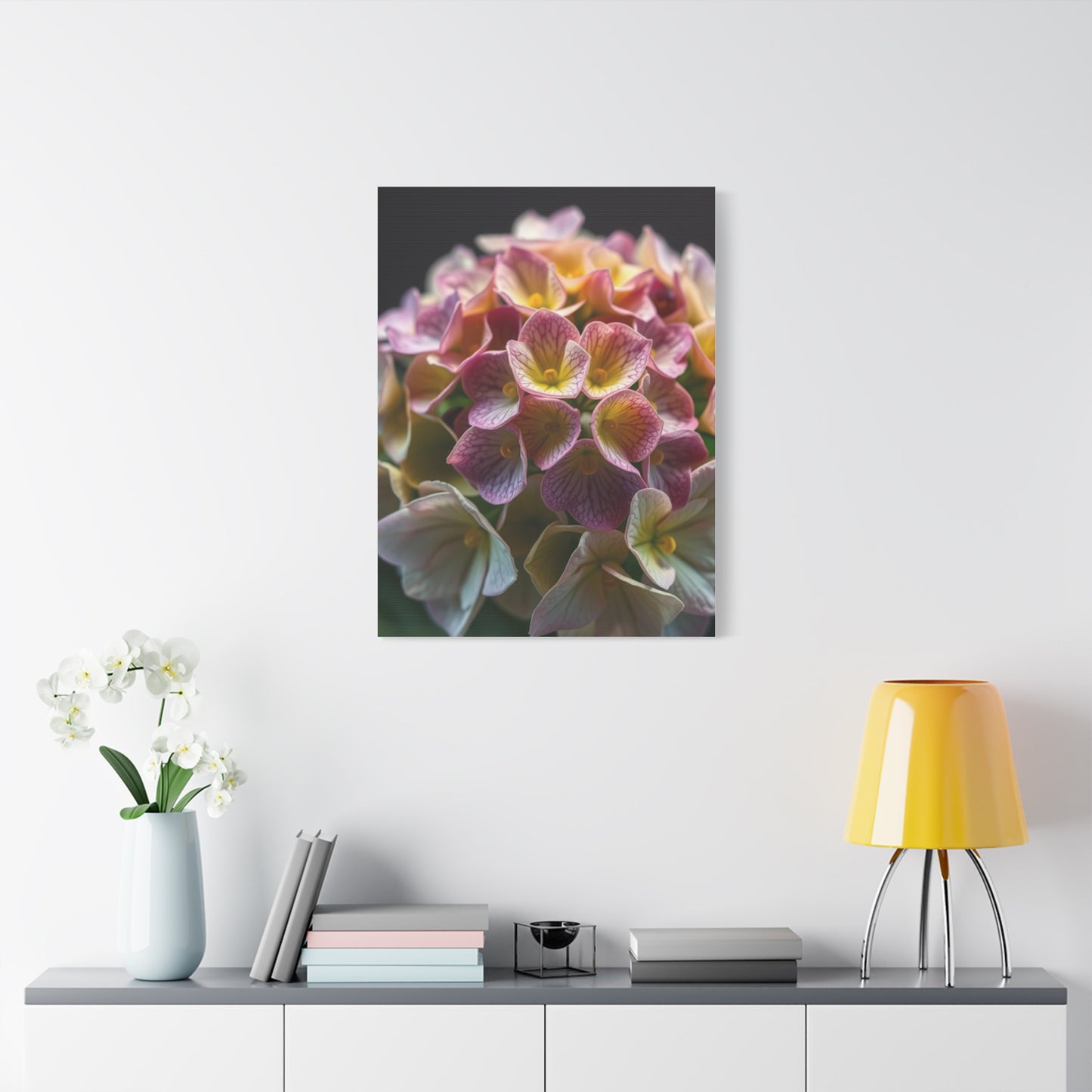 Vision Hydrangea Flower Art Art Wall Art & Canvas Print