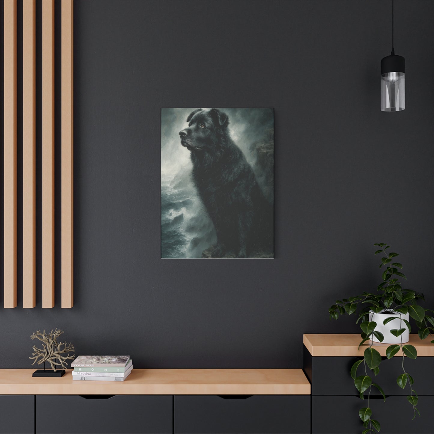 Newfoundland Storm Coast Guardian Wall Art & Canvas Print
