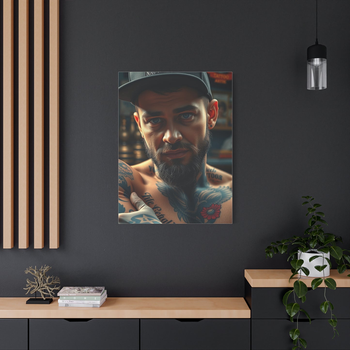 Masterpiece Tattoo Parlor Art Vision Wall Art & Canvas Print