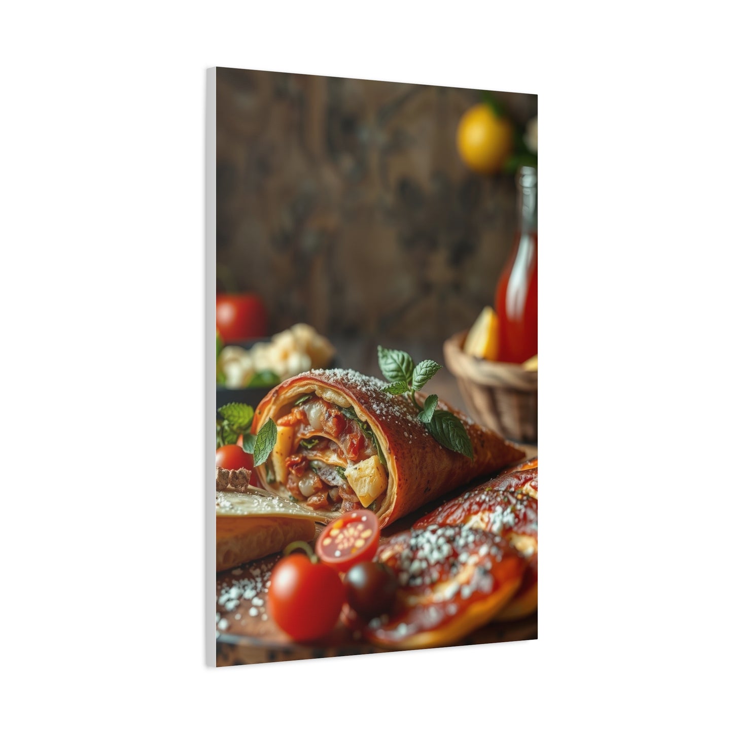 Italian Food Art Luxury Canvas Wall Art & Canvas Print