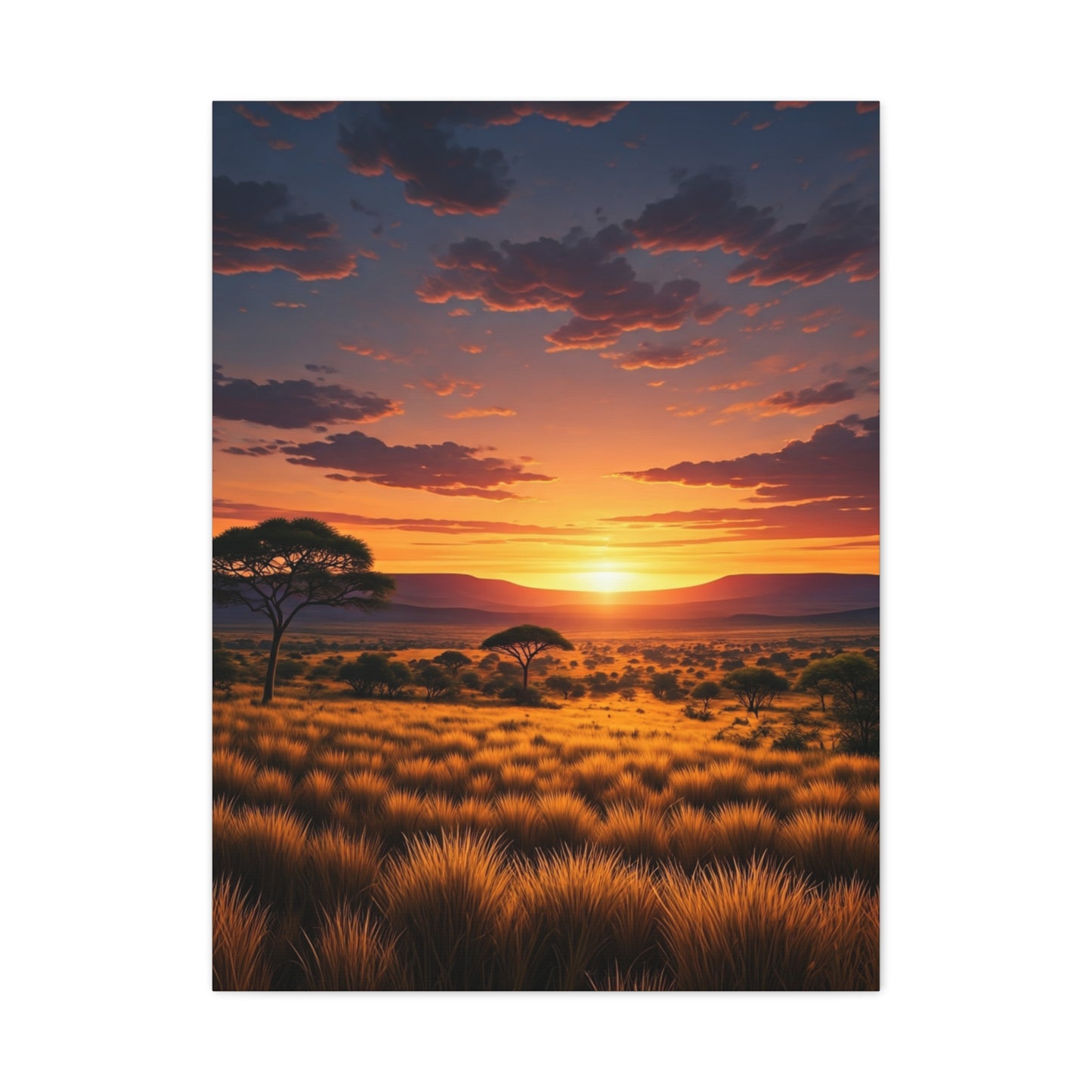 Savannah Sunset Glow Wall Art & Canvas Prints