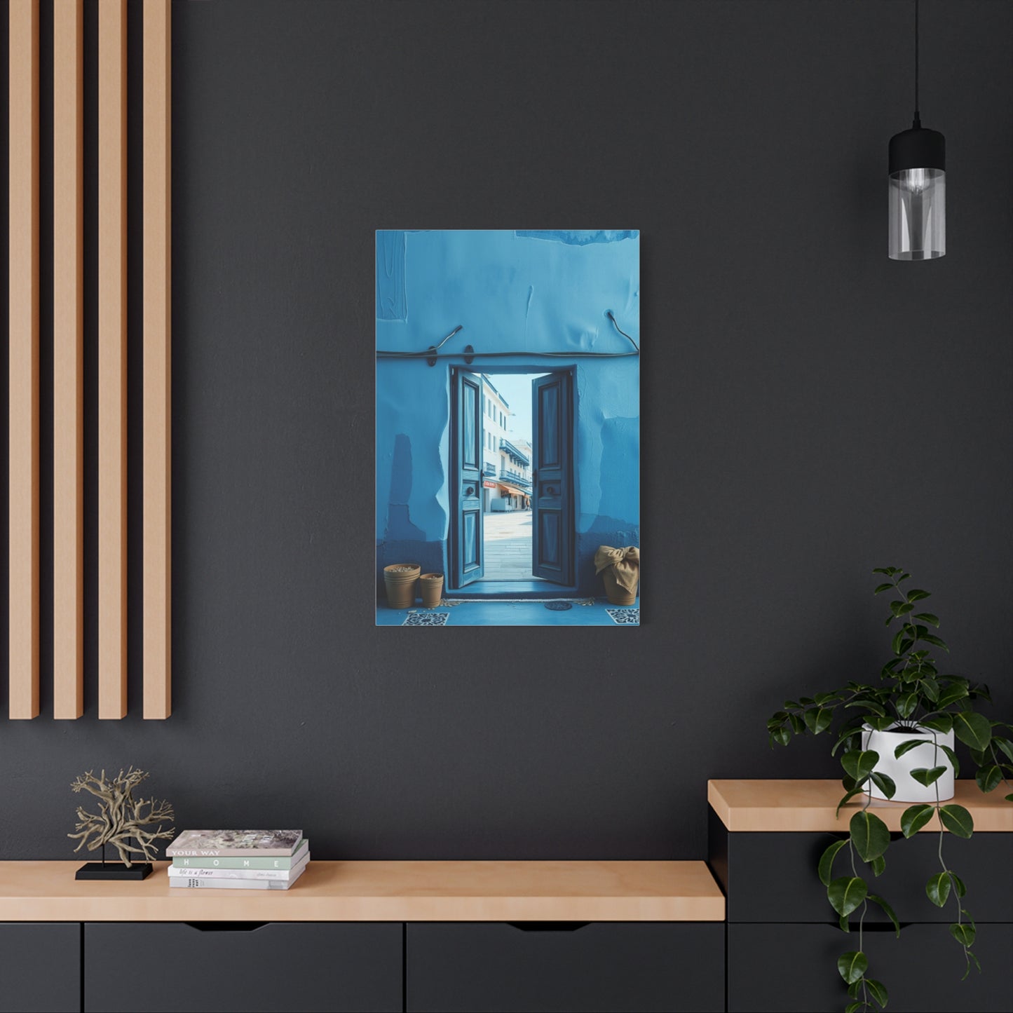 Blue and White Art Supreme Gallery Wall Art & Canvas Print