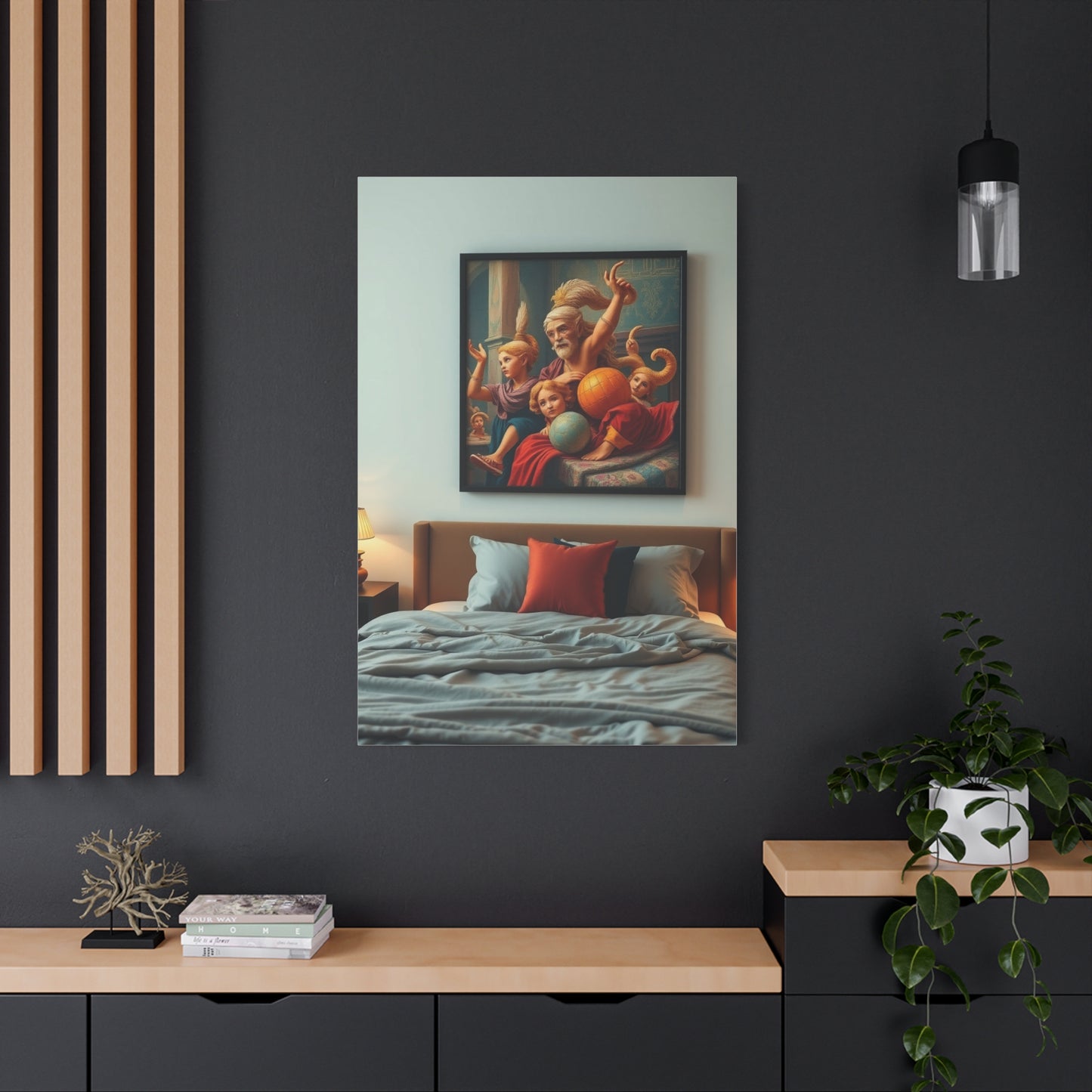 Radiant Twilight Impression Wall Art & Canvas Print