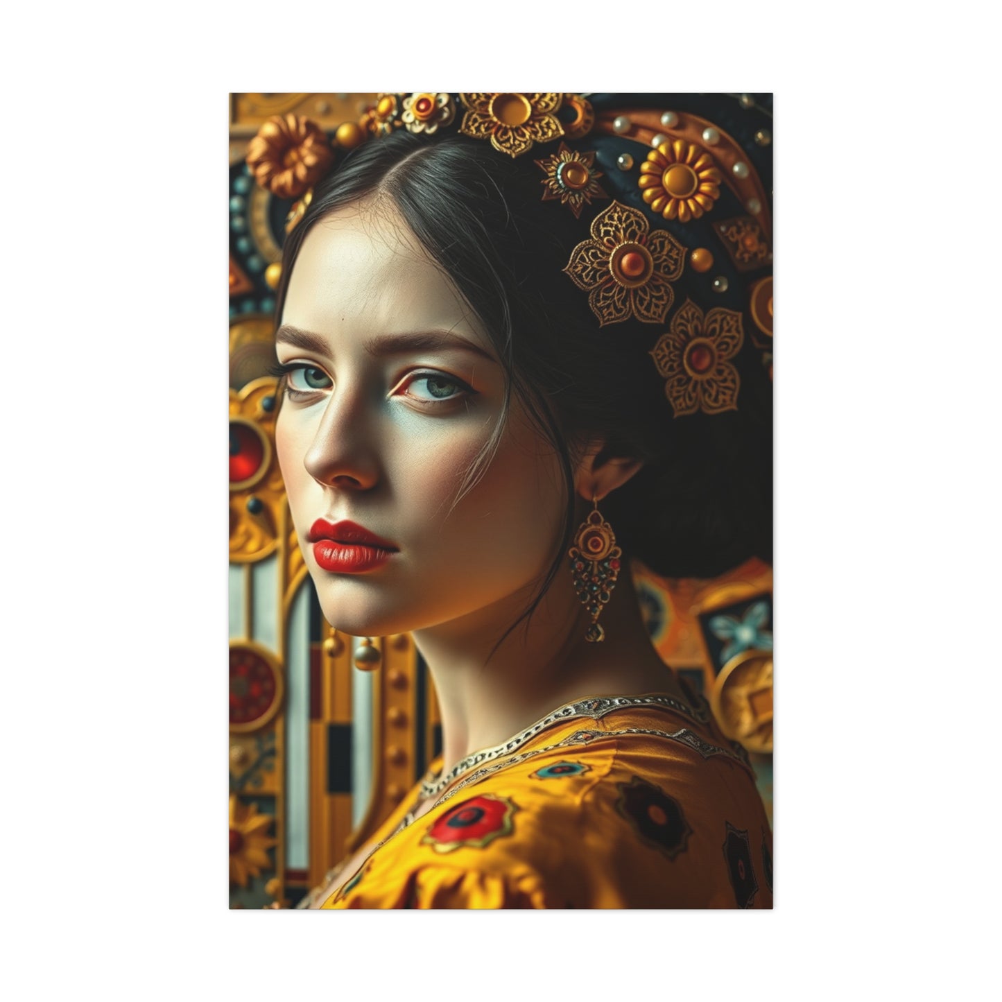 Ethereal Gold Tapestry