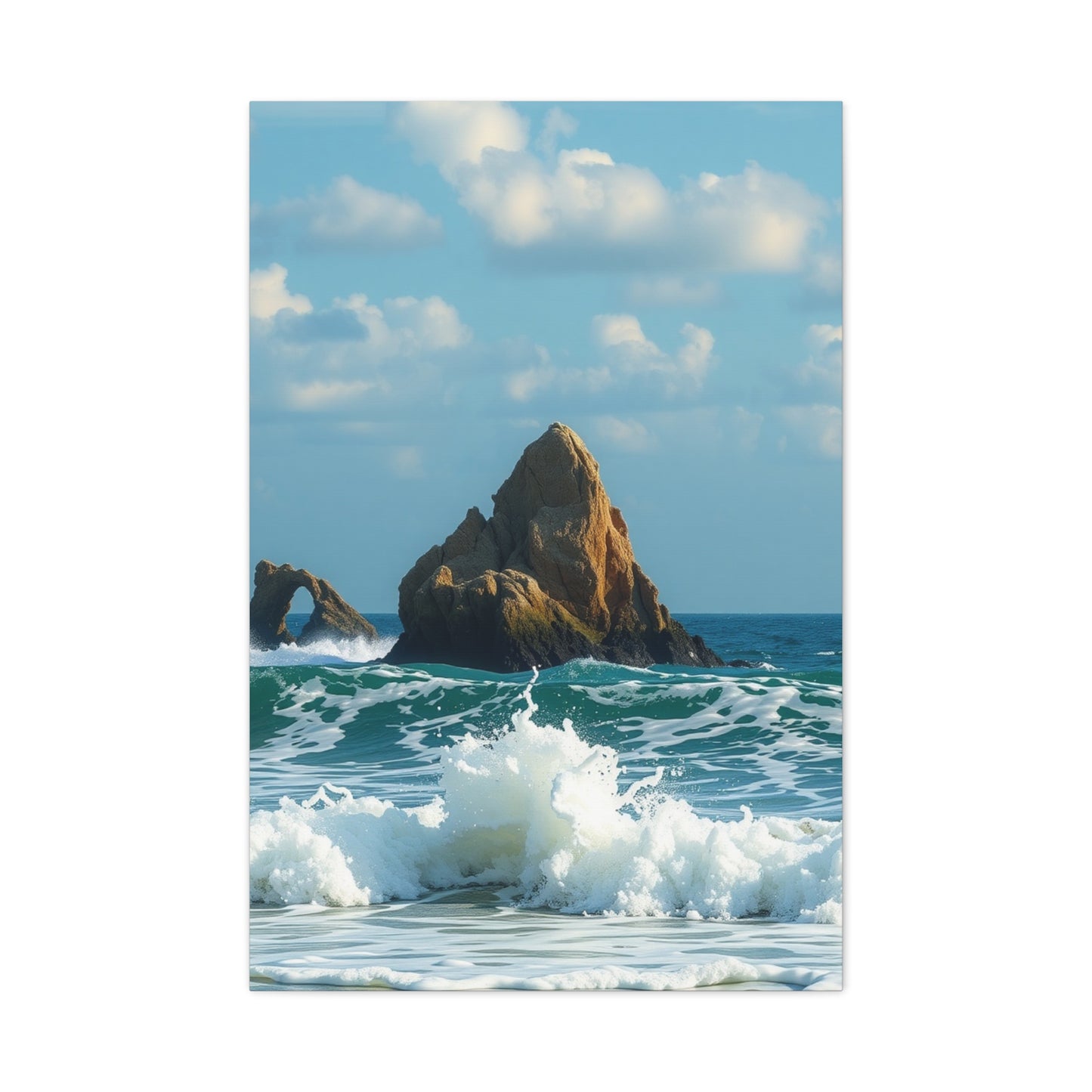 Beachfront Tranquility Art Wall Art & Canvas Print