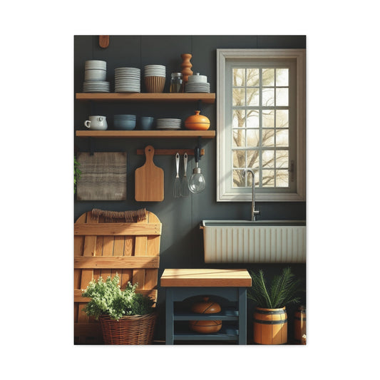 Nostalgic Culinary Tableau Wall Art & Canvas Print