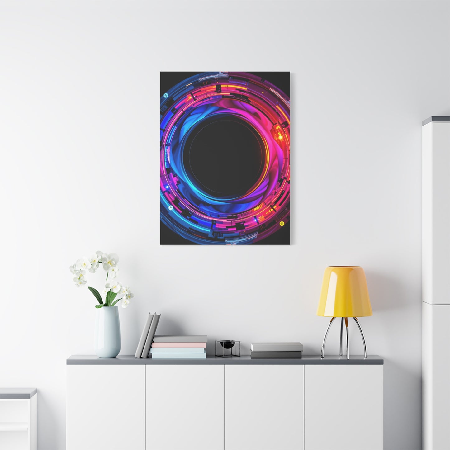 Serene Halo Enchantment wall art & canvas print