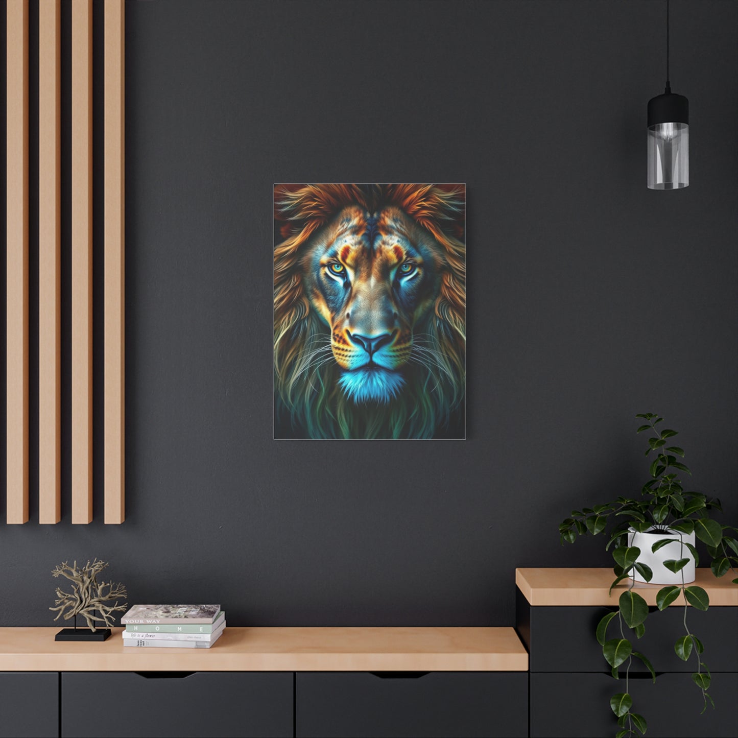 Imperial Majesty in Brushstrokes Wall Art & Canvas Print