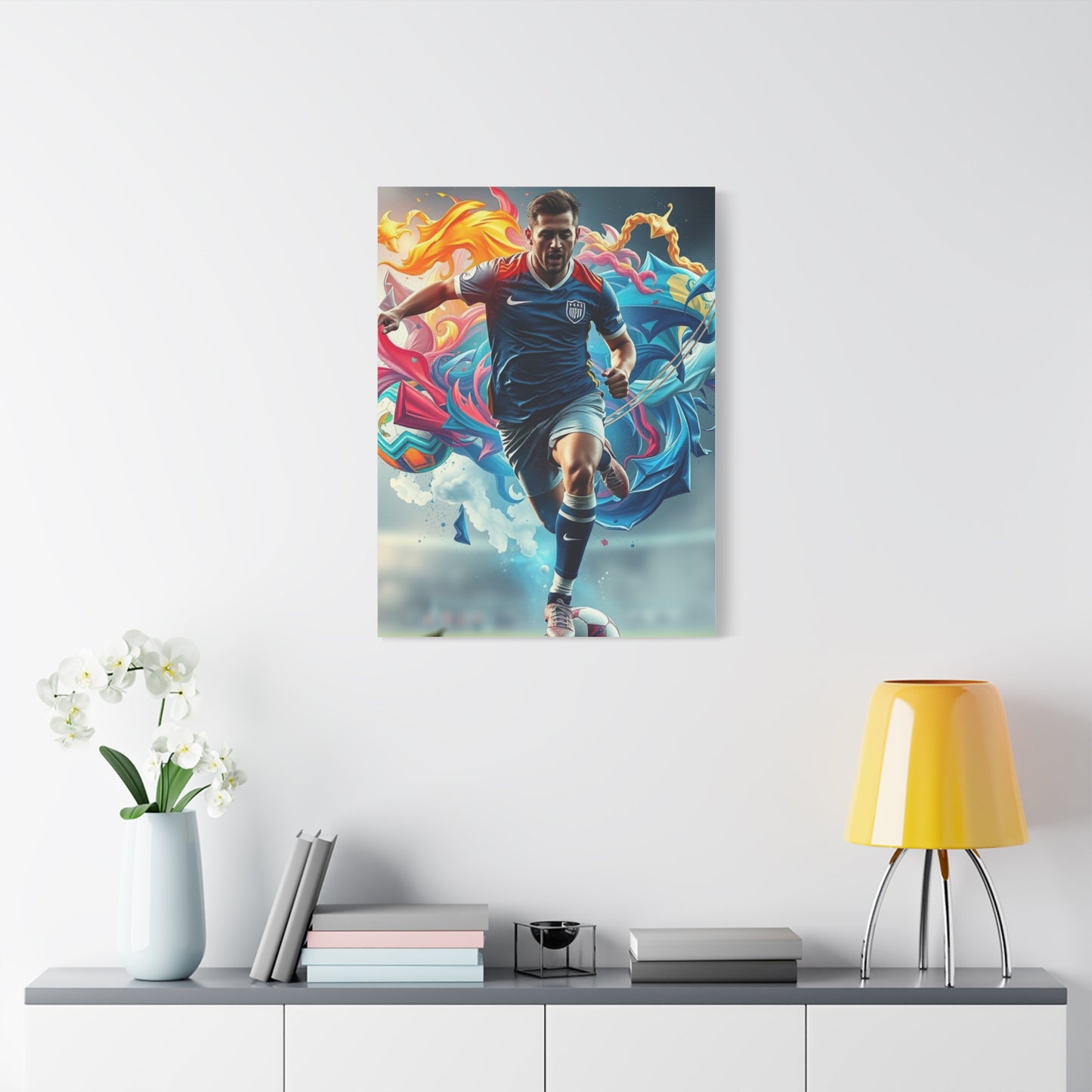 Soccer Art Refined Canvas Wall Art & Canvas Print