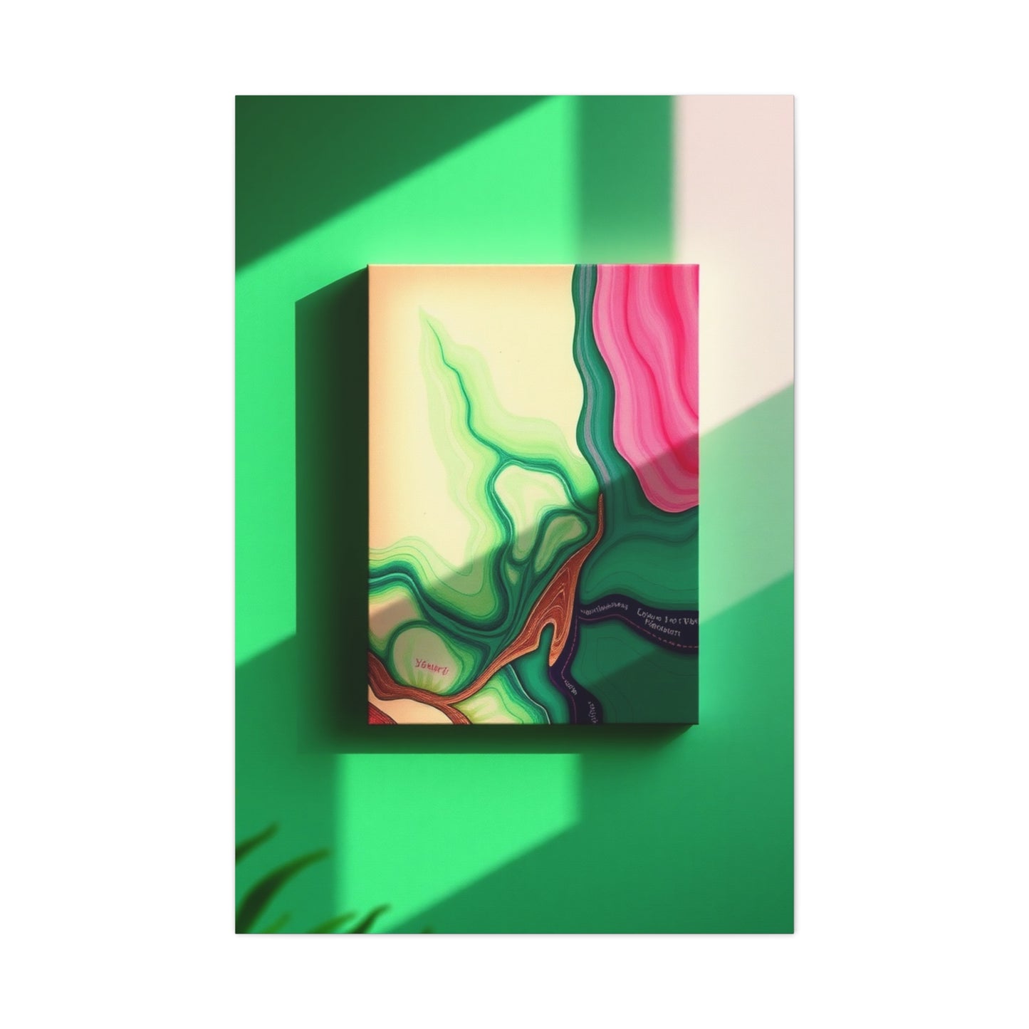 Collection Green & Pink Canvas Art Art Wall Art & Canvas Print