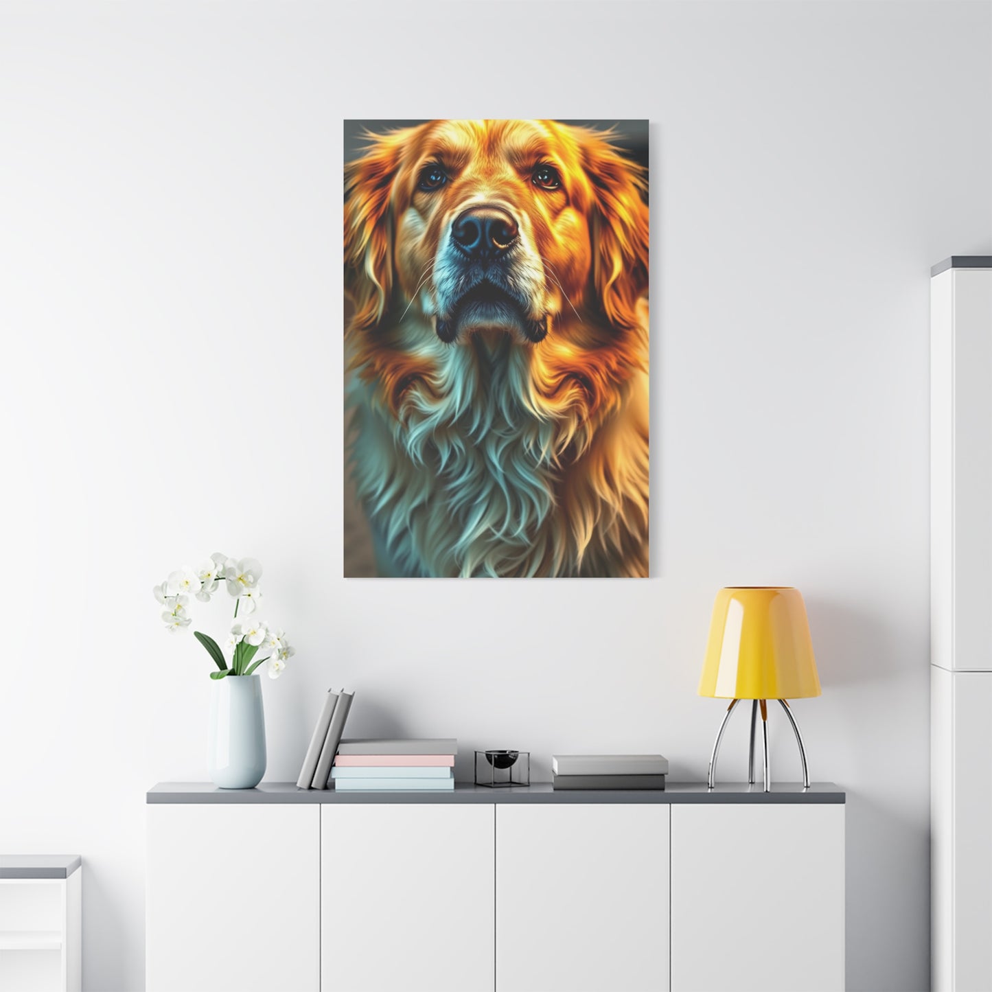 Vision Golden Retriever Art Art Wall Art & Canvas Print