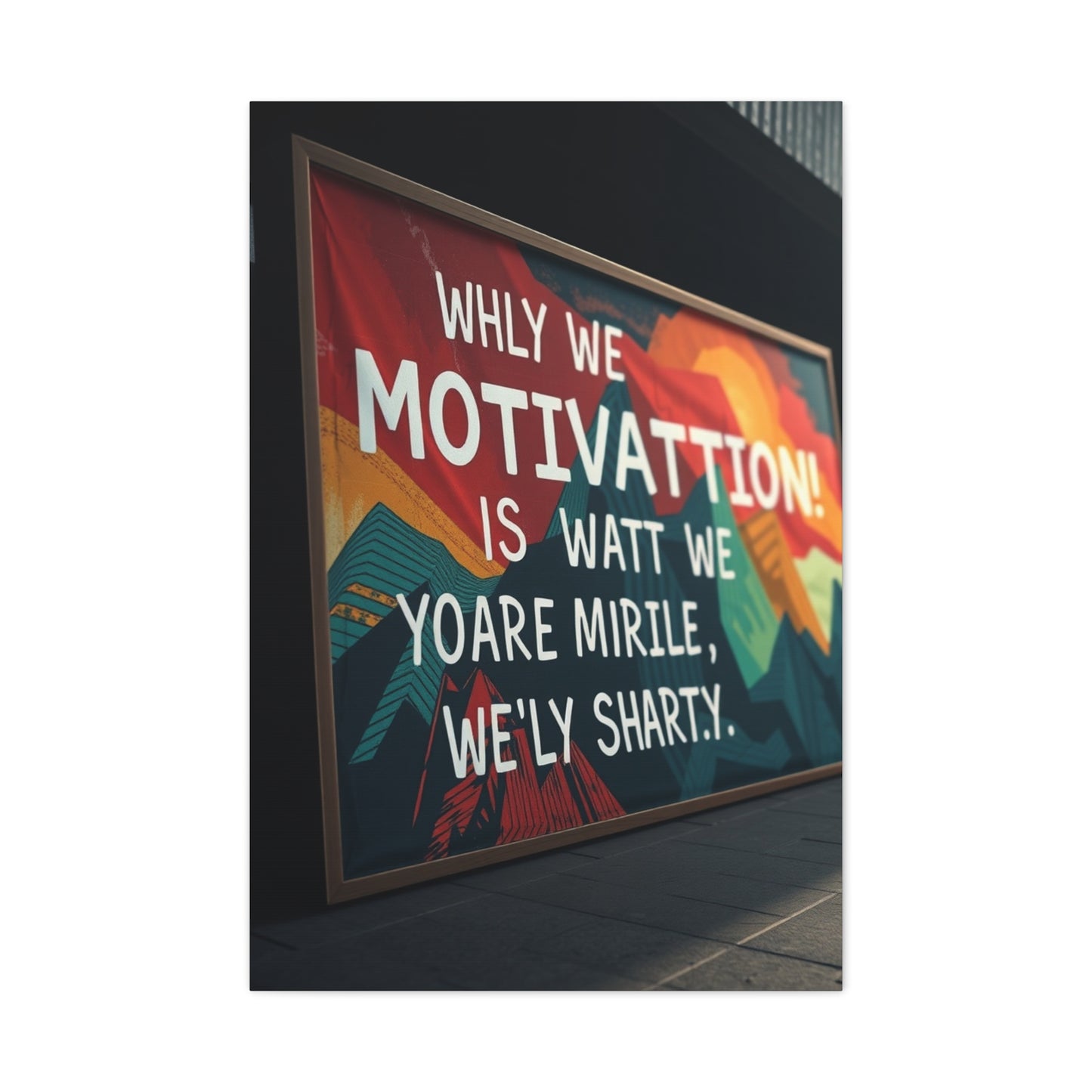 Masterpiece Motivational Art Vision Wall Art & Canvas Print