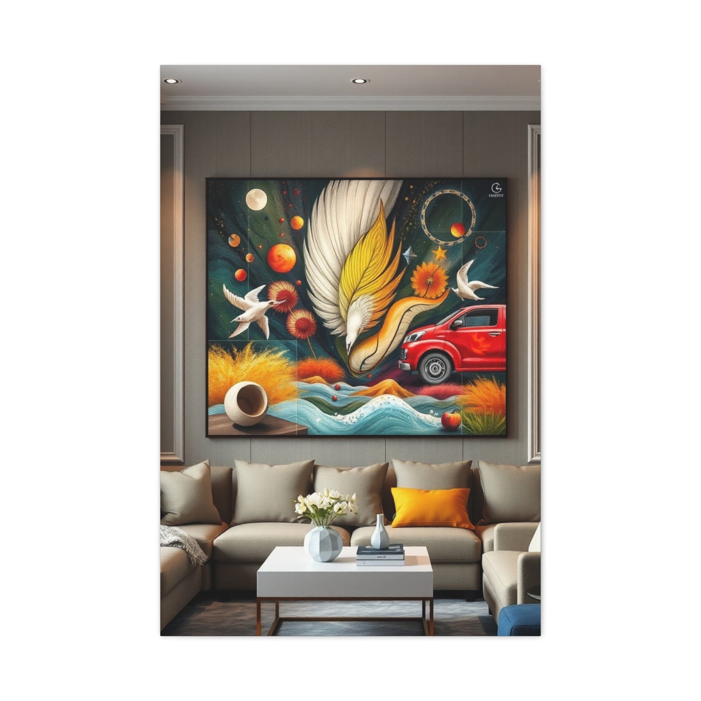 Sublime Lounge Canvas Wall Art & Canvas Print