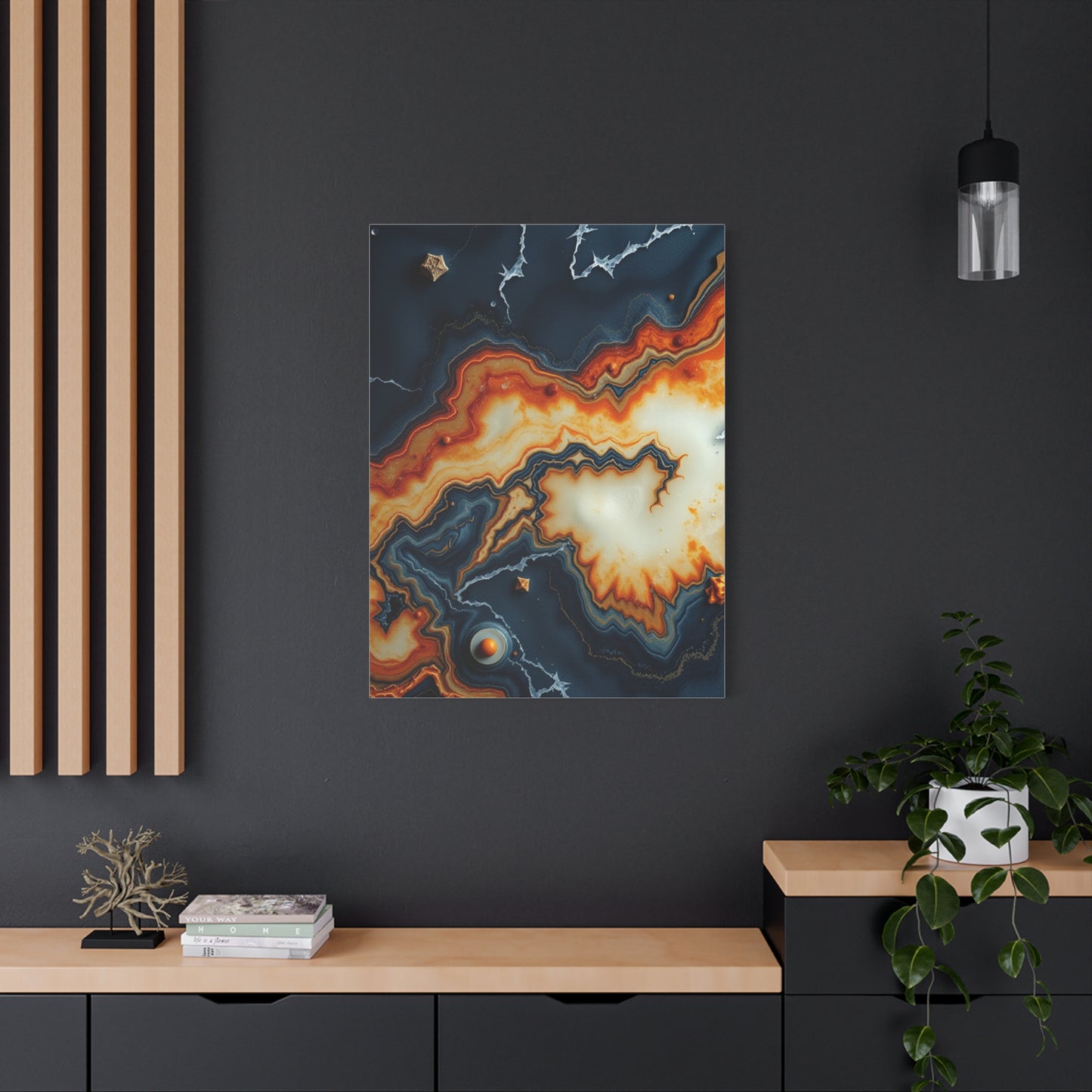 Charcoal, Onyx, and Ivory Art Supreme Gallery Wall Art & Canvas Print