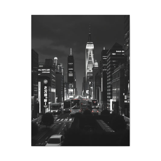 Supreme Black & White Cityscapes Art Collection Wall Art & Canvas Print