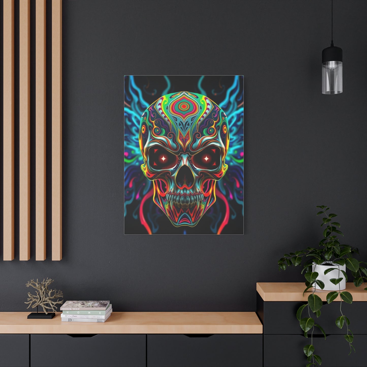 Enigmatic Skull Spectacle Wall Art & Canvas Print