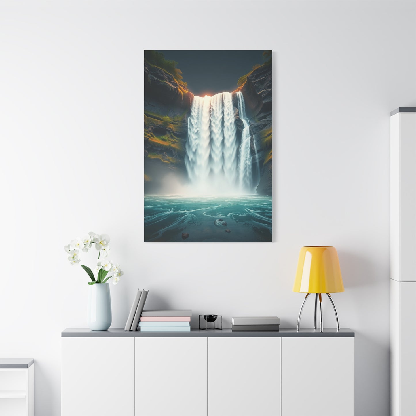 Luxe Cascade Deconstruction Wall Art & Canvas Print