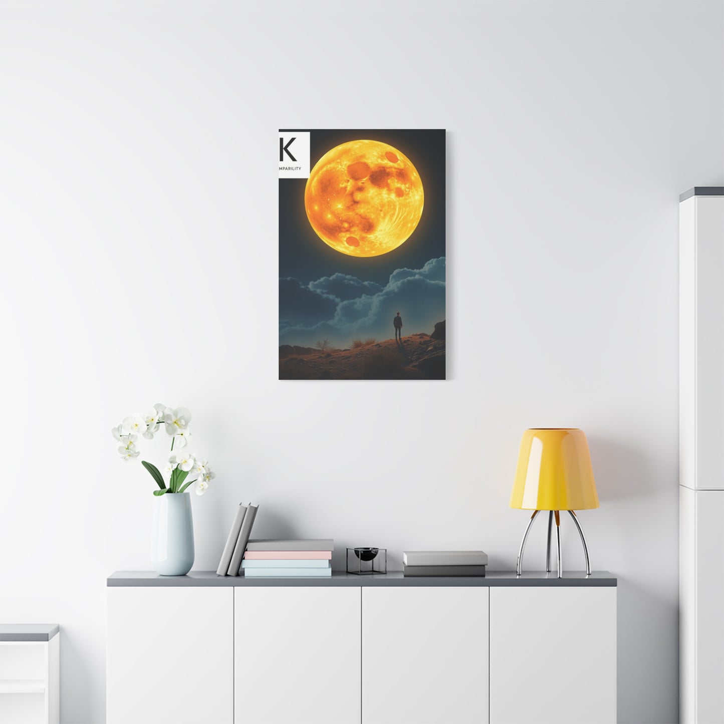 Moonlit Harmony Canvas Wall Art & Canvas Print