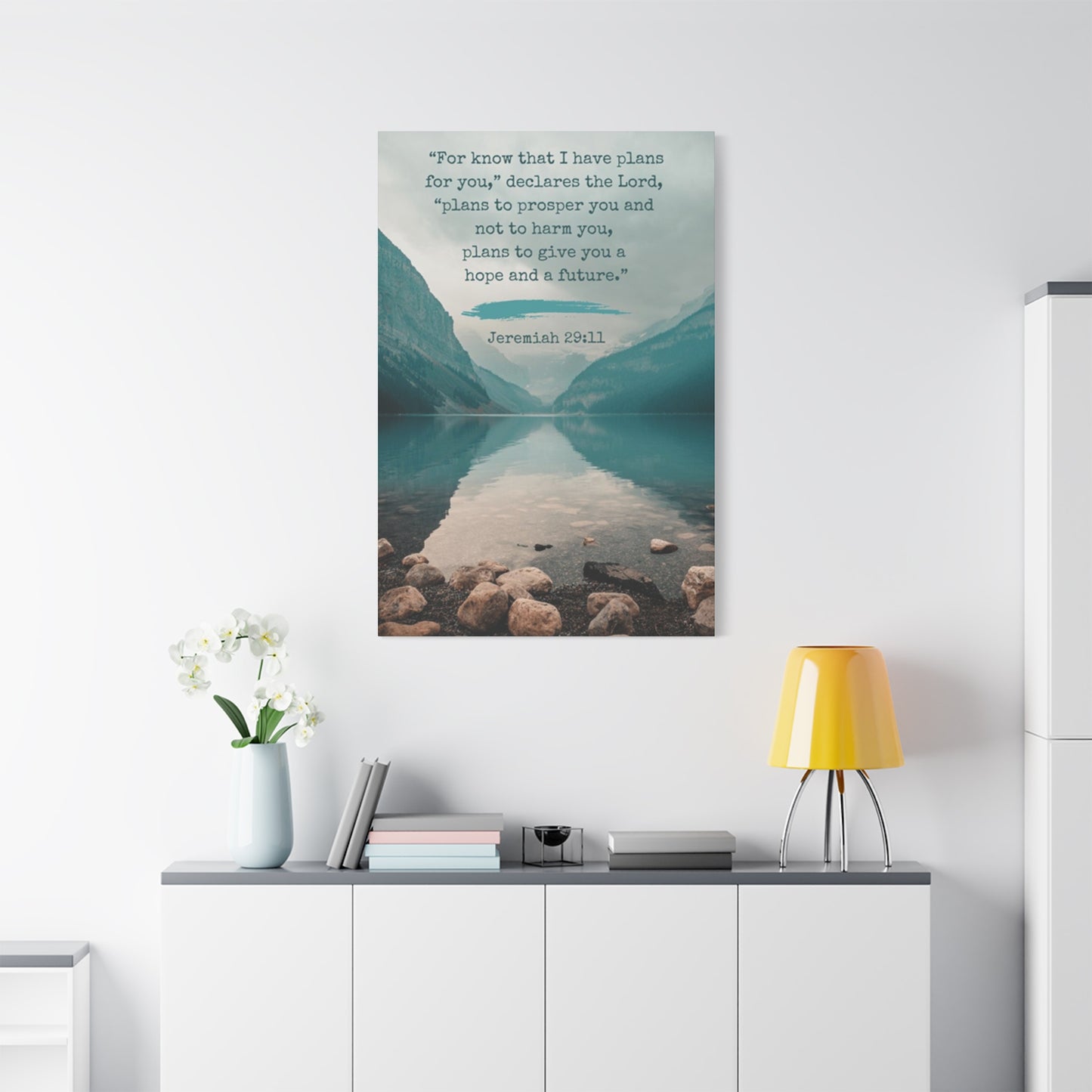Jeremiah 29:11 Quote Poster Wall Art & Canvas Prints